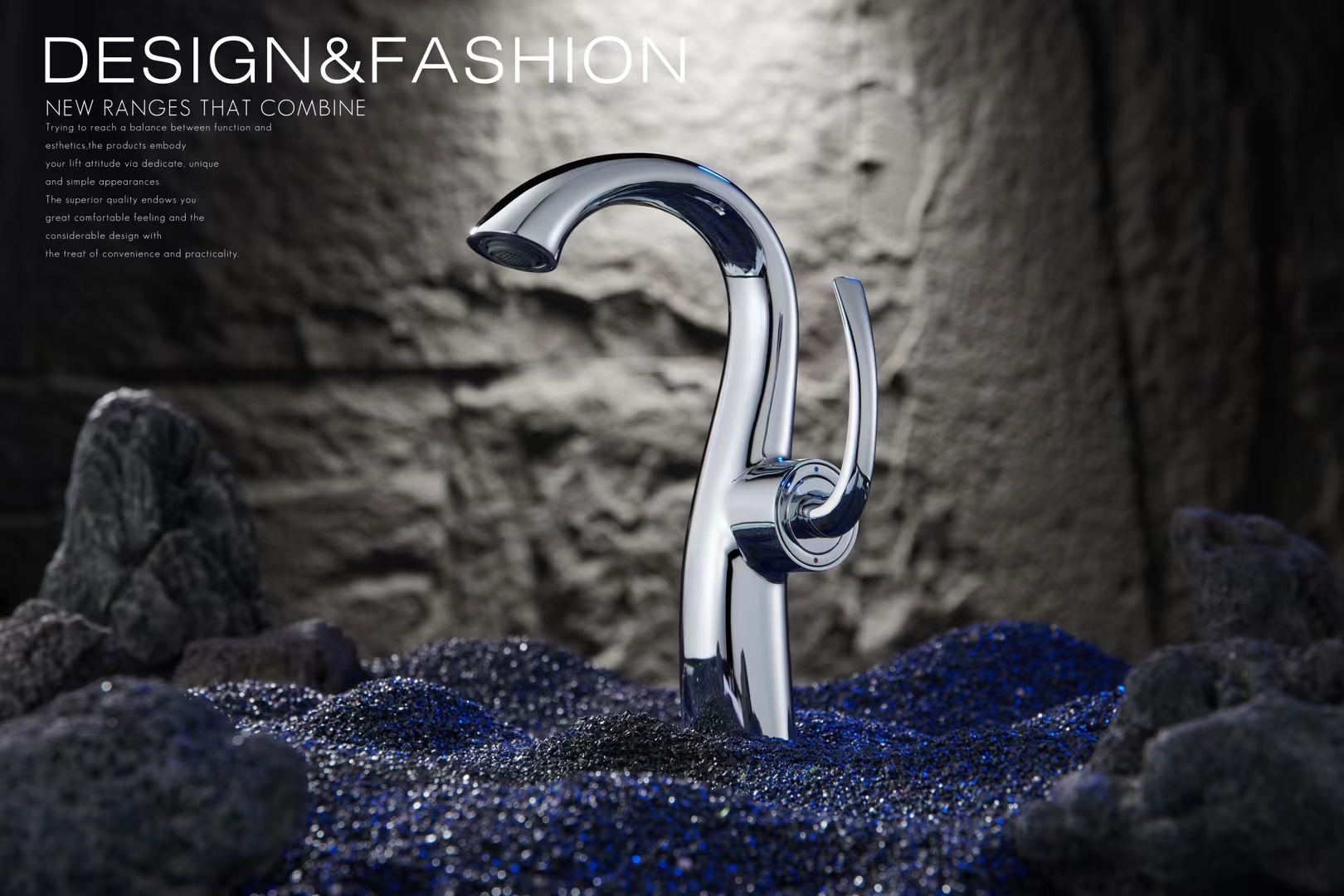 streamline，Modeling design，Product modeling，product design，Basin mixer ，water tap，Sanitary products ，
