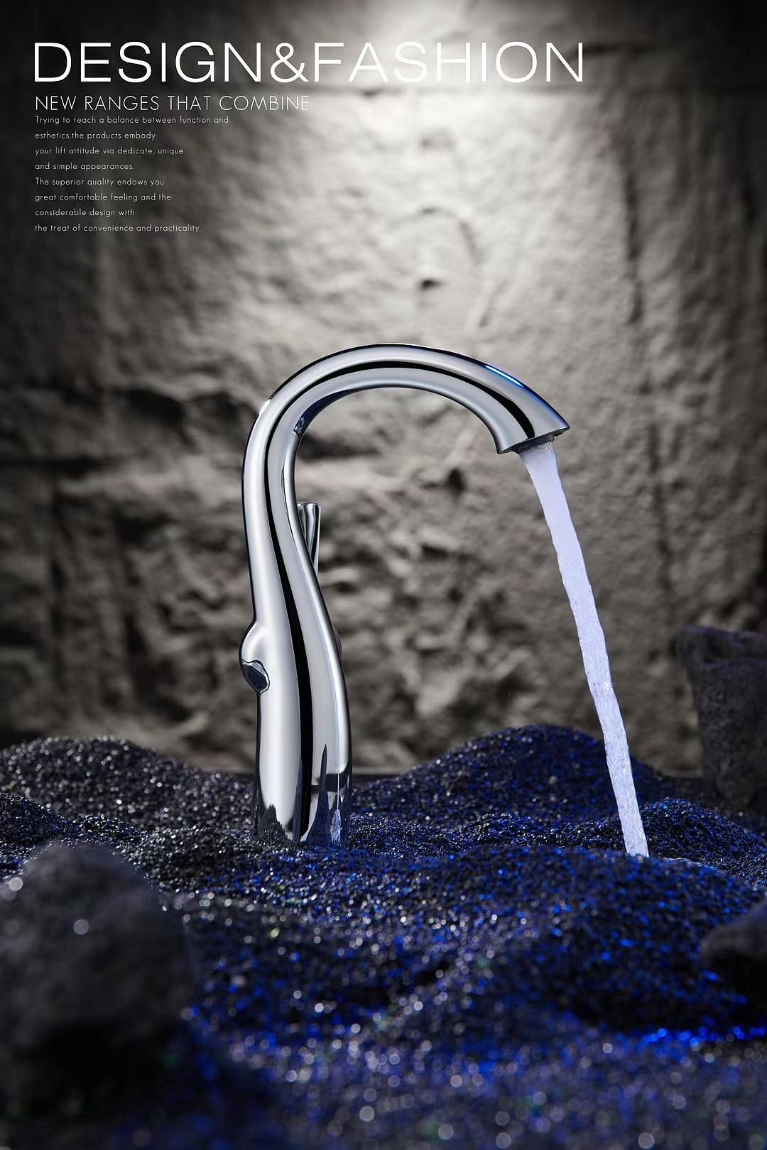 streamline，Modeling design，Product modeling，product design，Basin mixer ，water tap，Sanitary products ，