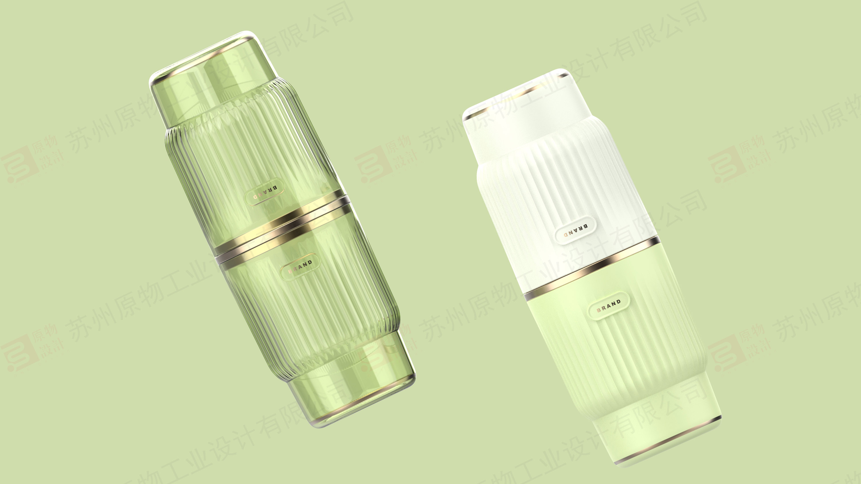 Fulfill Toothbrush Cup，Combination toothbrush cup，Toothbrush cup，pet material，Light luxury style，