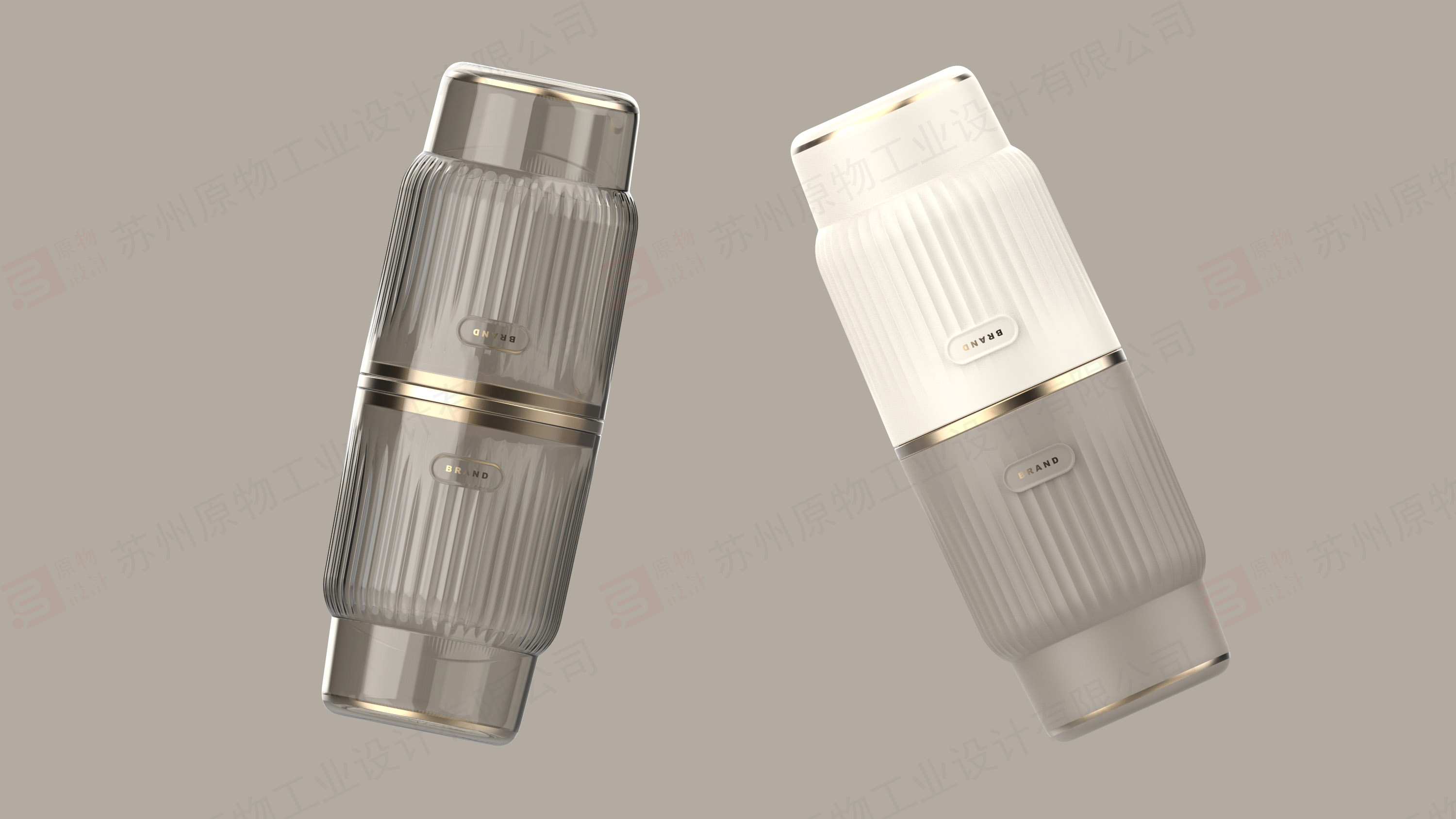 Fulfill Toothbrush Cup，Combination toothbrush cup，Toothbrush cup，pet material，Light luxury style，