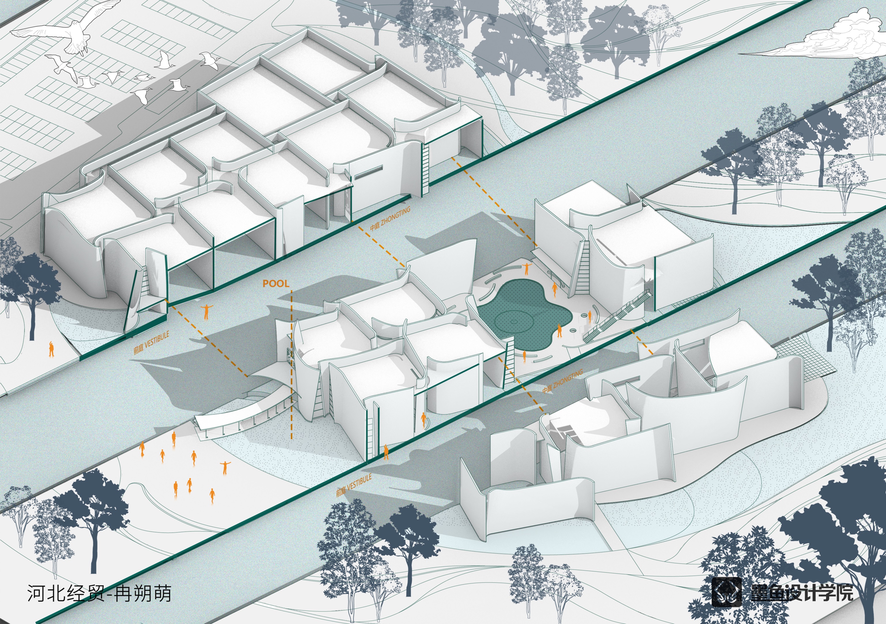 Architectural design，environmental design，Design，Explosion Analysis Chart，