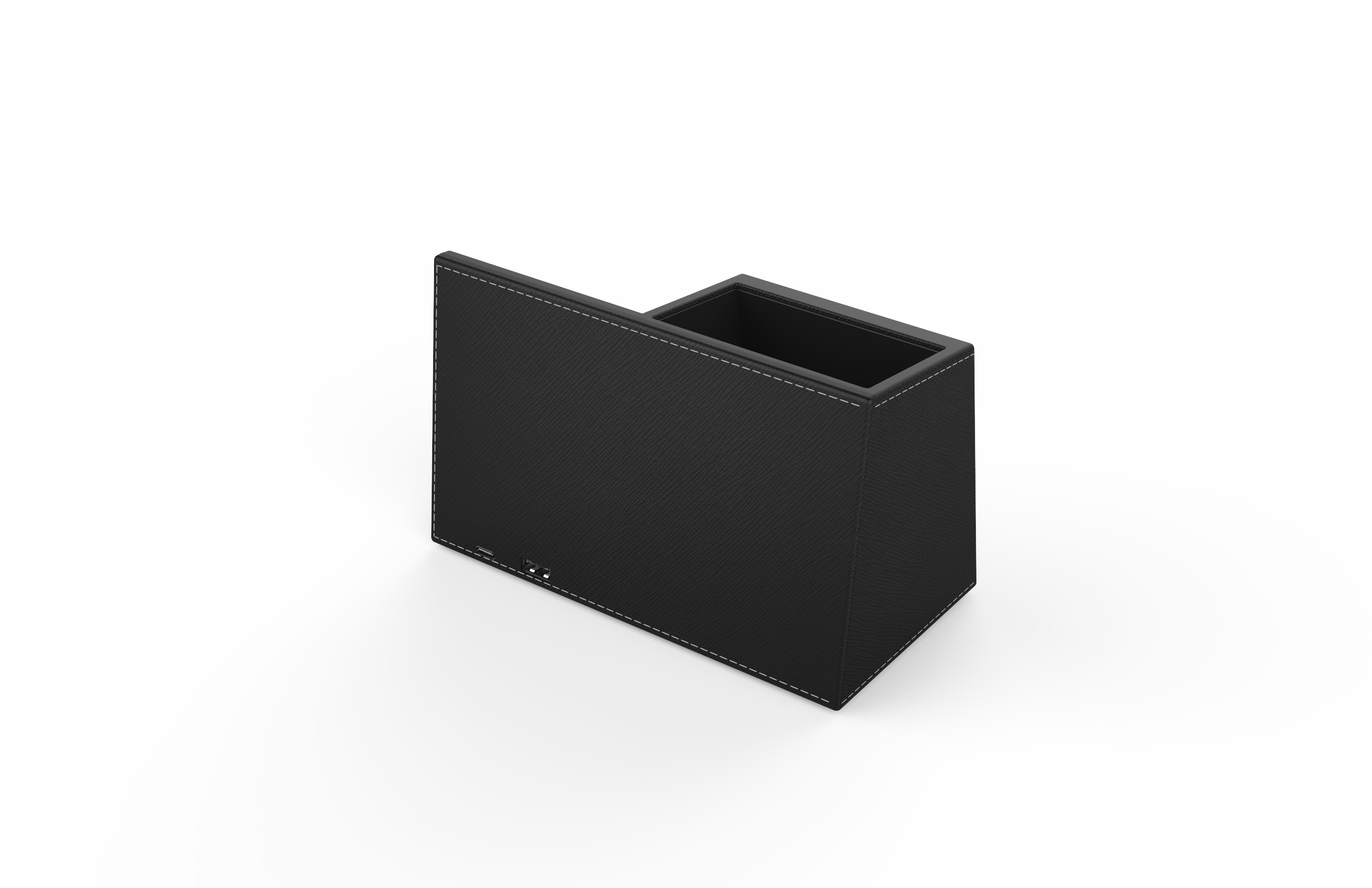 Wireless charging with clock pen container，