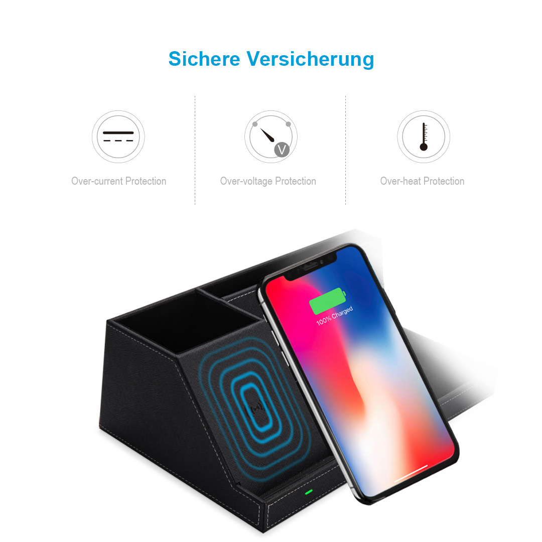 Wireless charging of storage box，