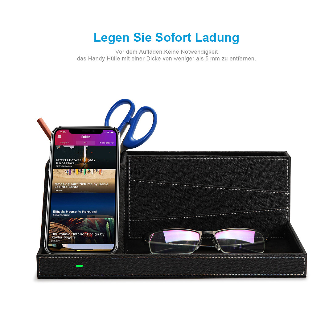 Wireless charging of storage box，