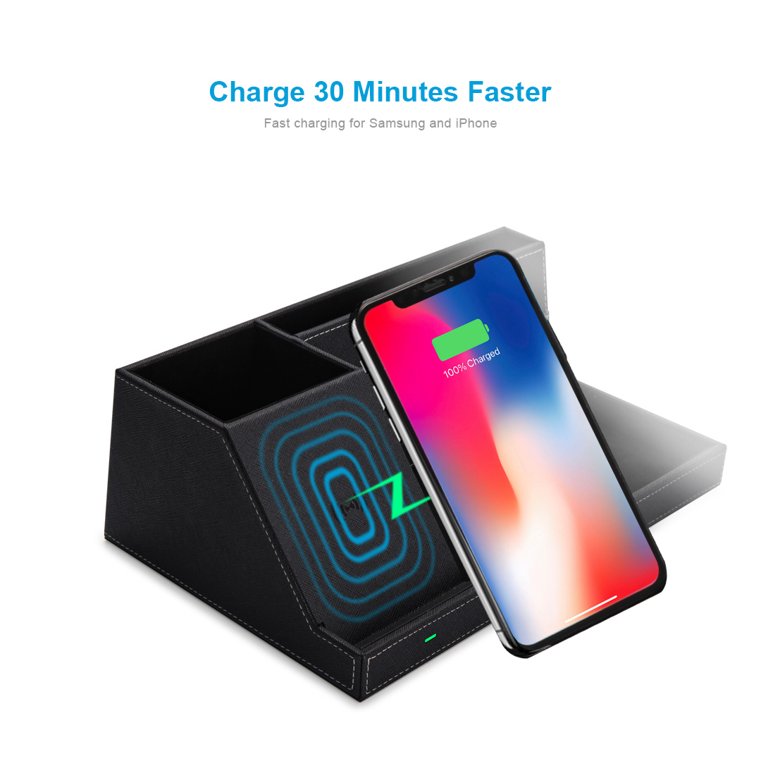 Wireless charging of storage box，
