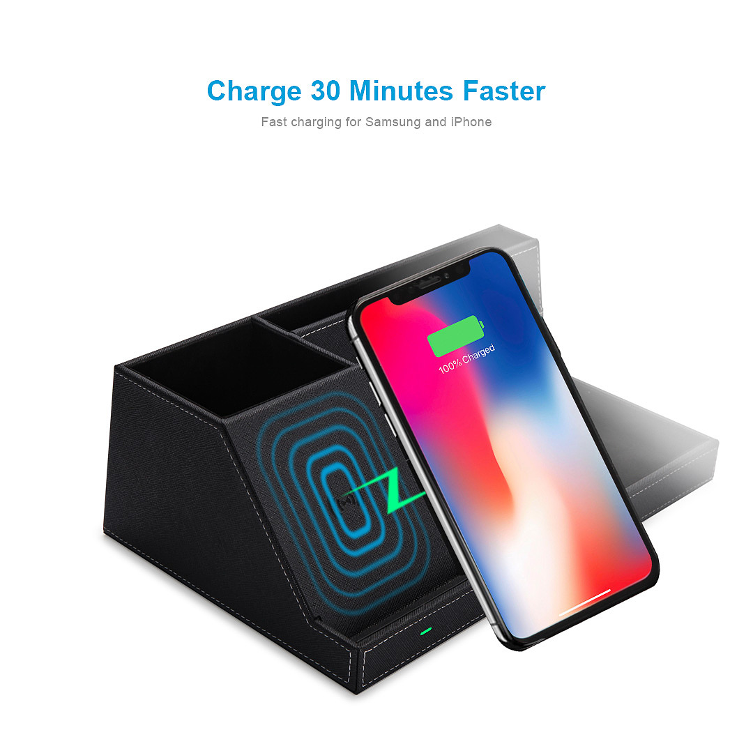 Wireless charging of storage box，