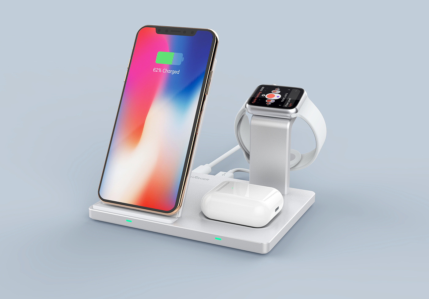 Three in one wireless charging，