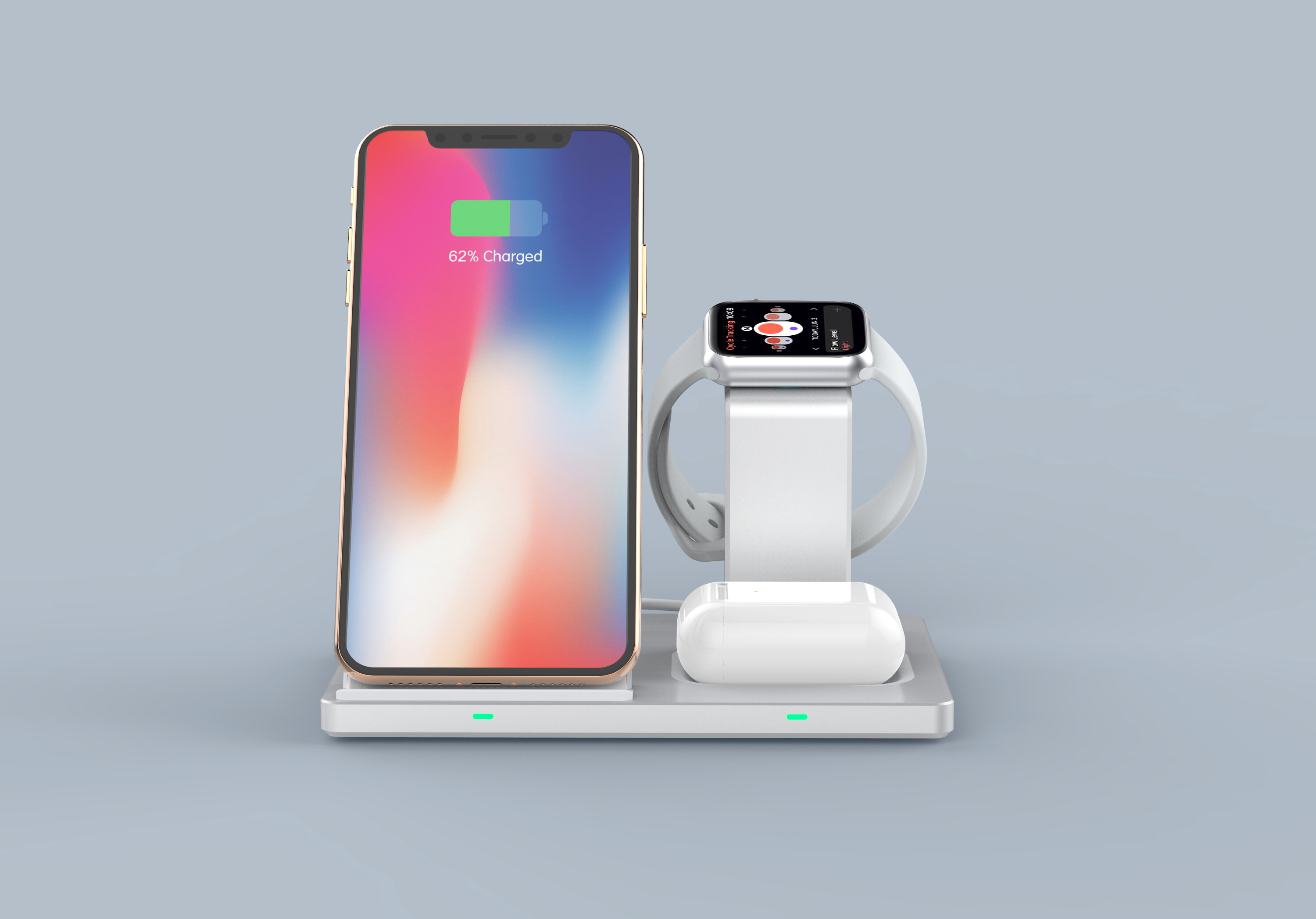 Three in one wireless charging，