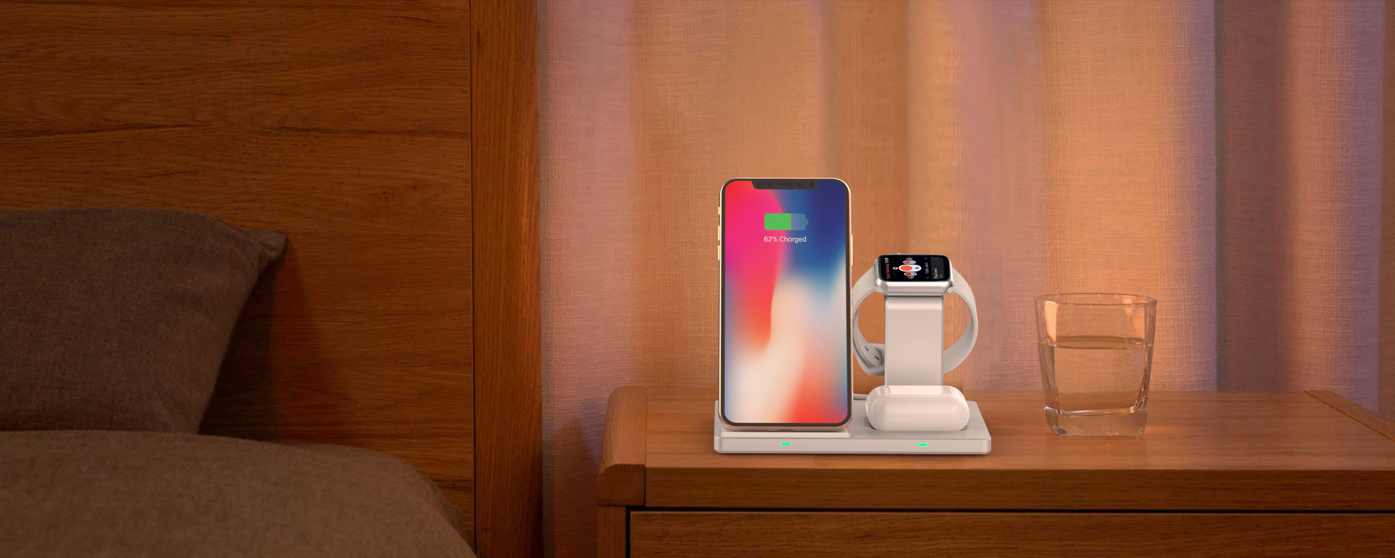 Three in one wireless charging，