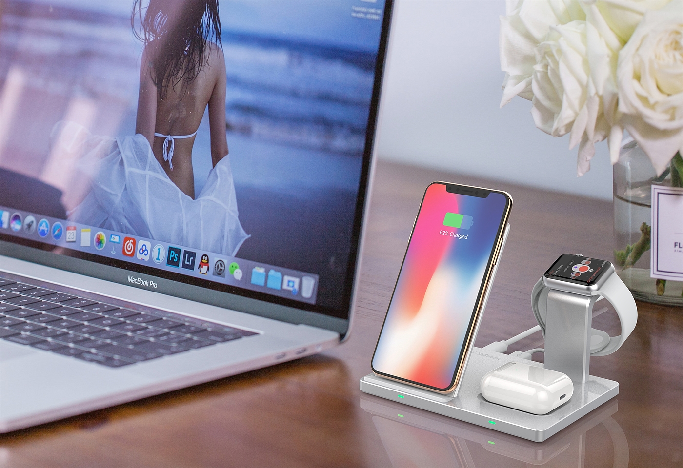 Three in one wireless charging，