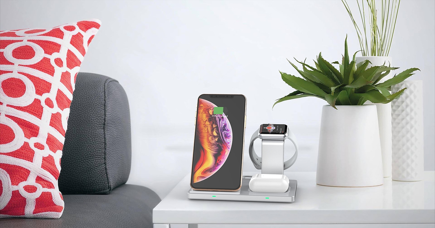 Three in one wireless charging，