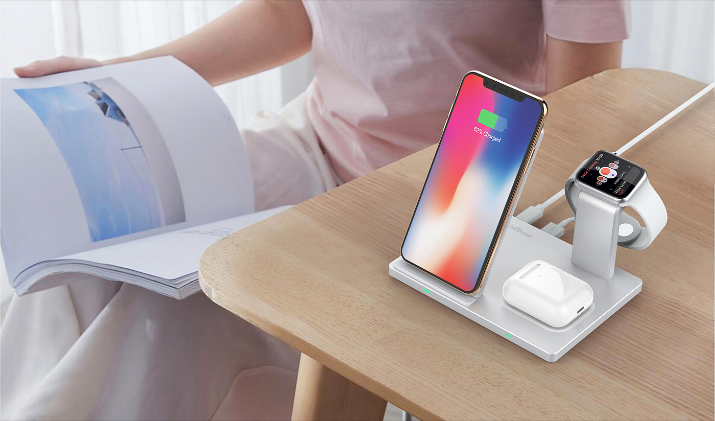 Three in one wireless charging，