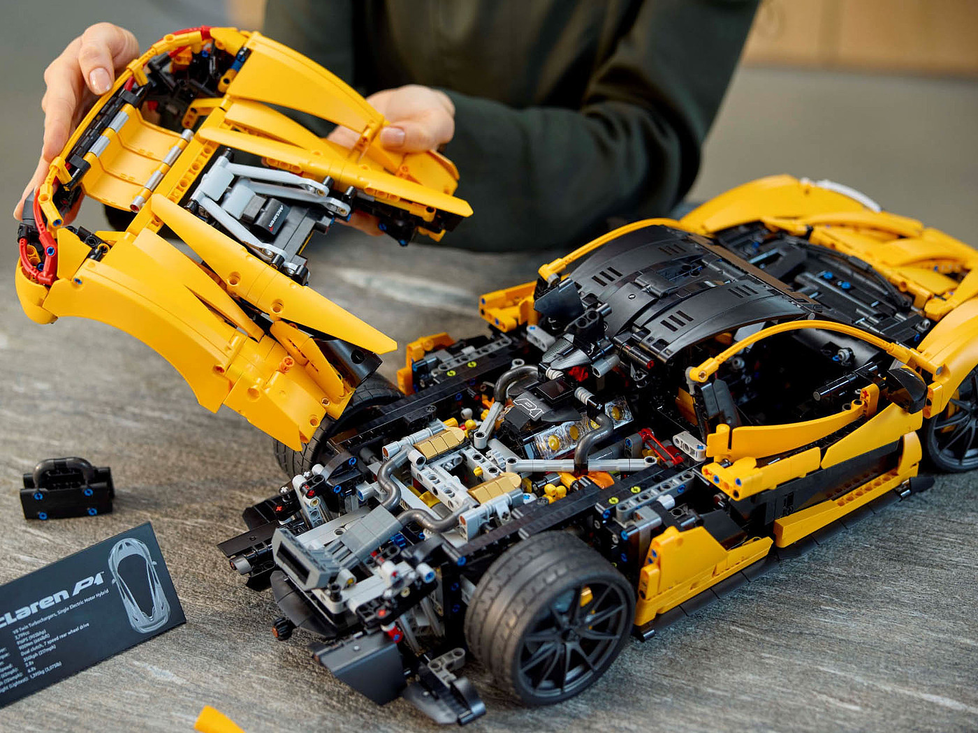 Lego，Building blocks，Sports car，McLaren P1，