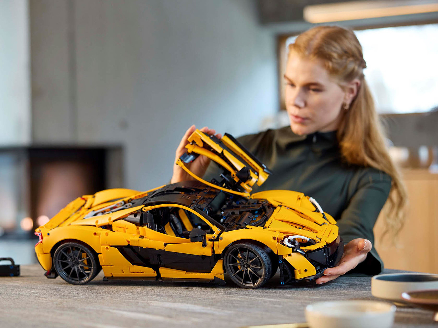 Lego，Building blocks，Sports car，McLaren P1，