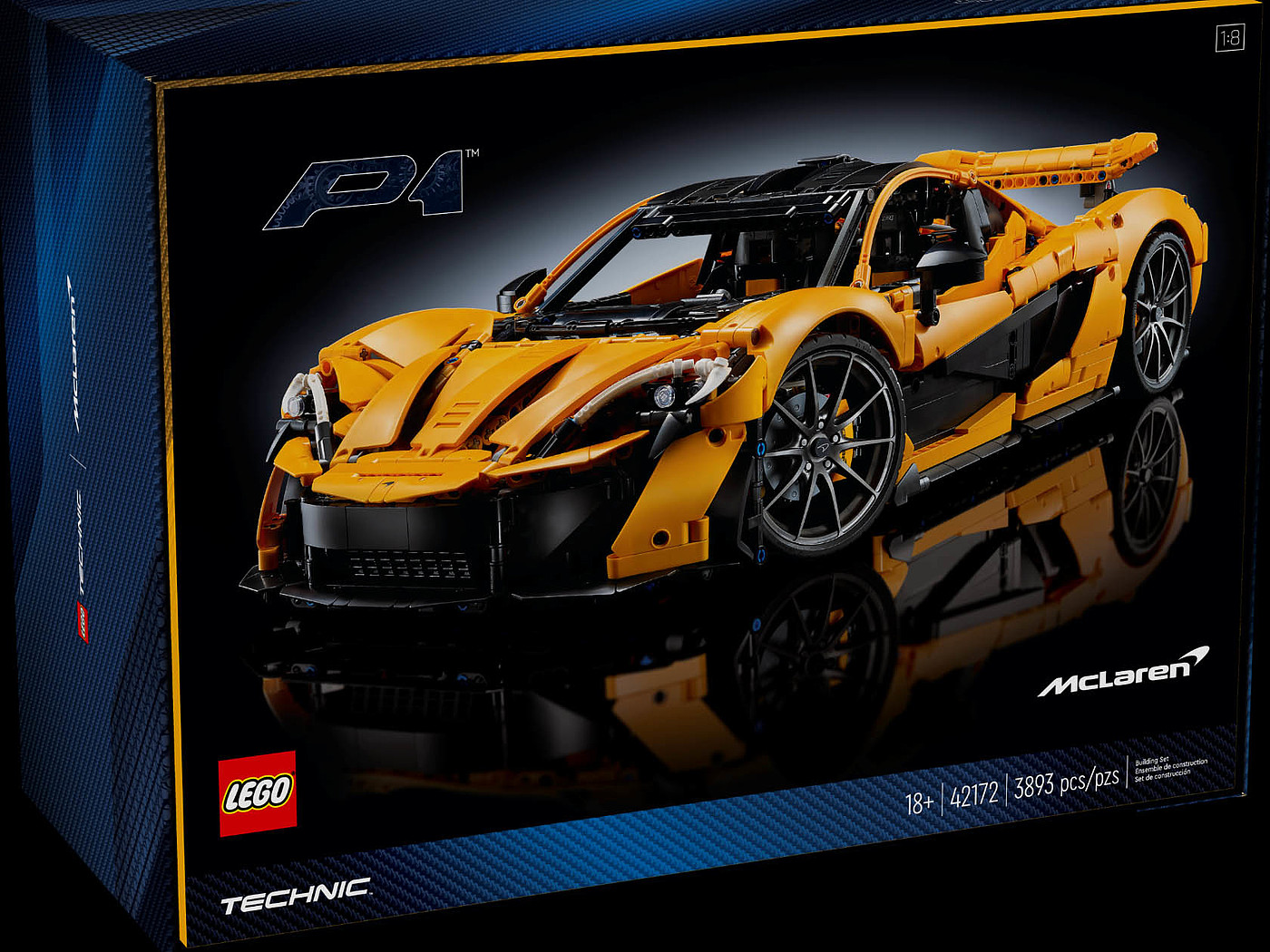 Lego，Building blocks，Sports car，McLaren P1，