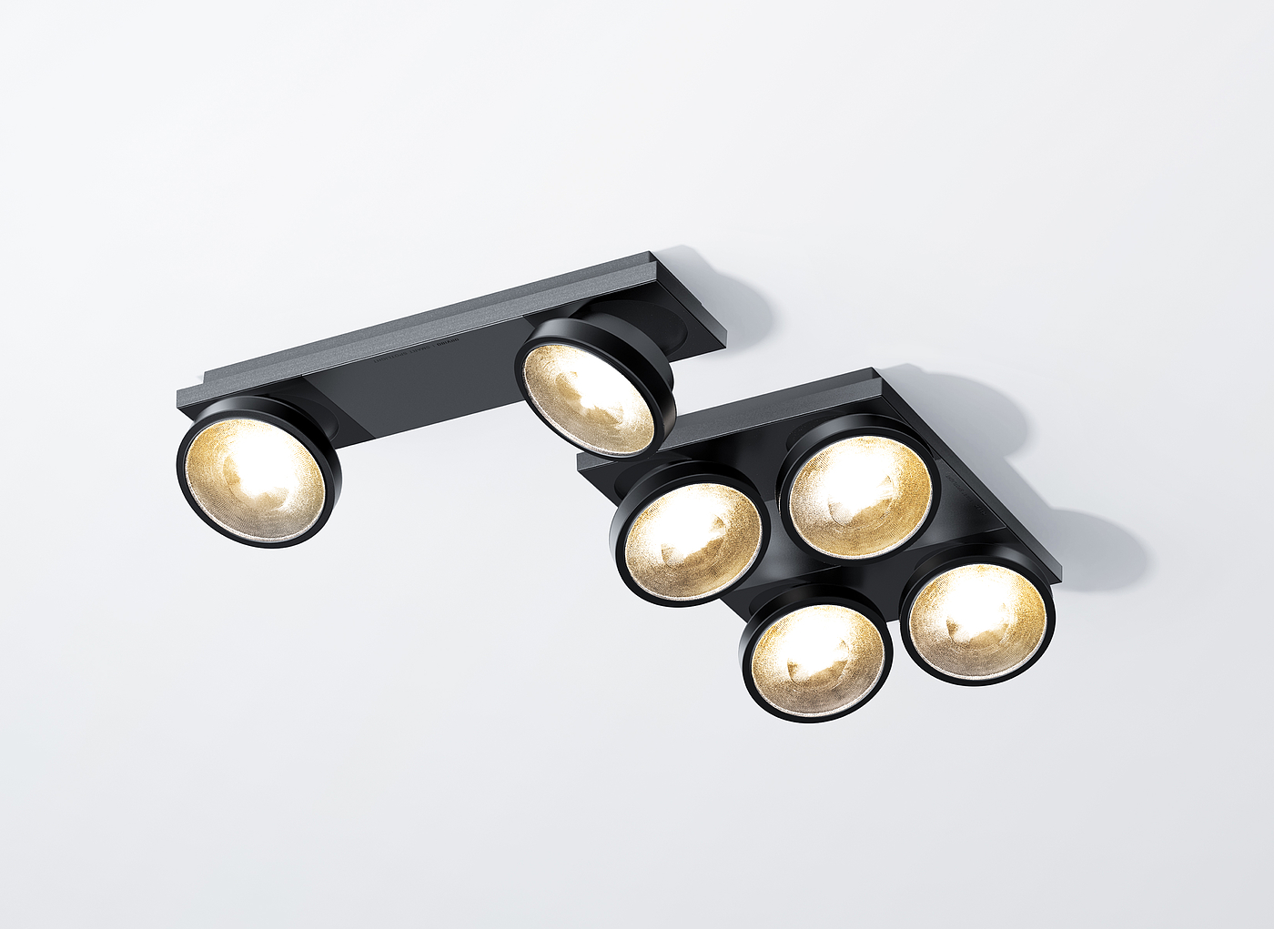 Smart home，Intelligent lighting，Spotlight，eurib，product design，industrial design，