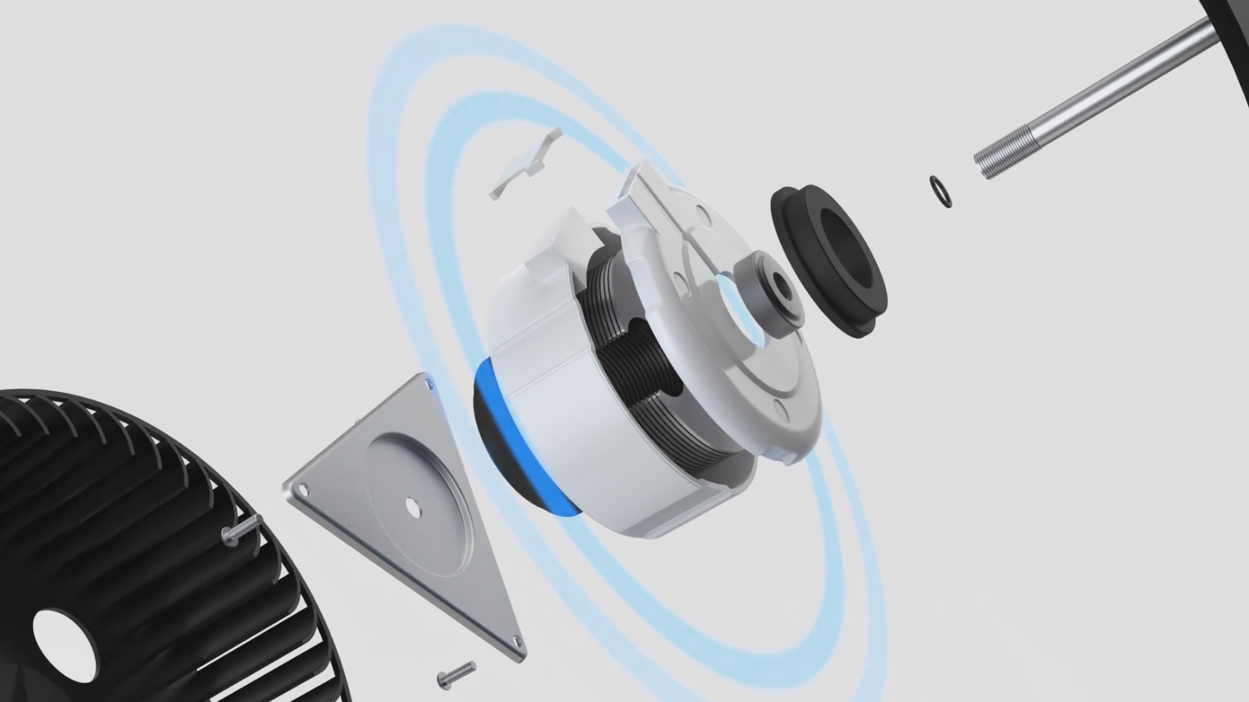 Small appliances, air purifier, product animation，