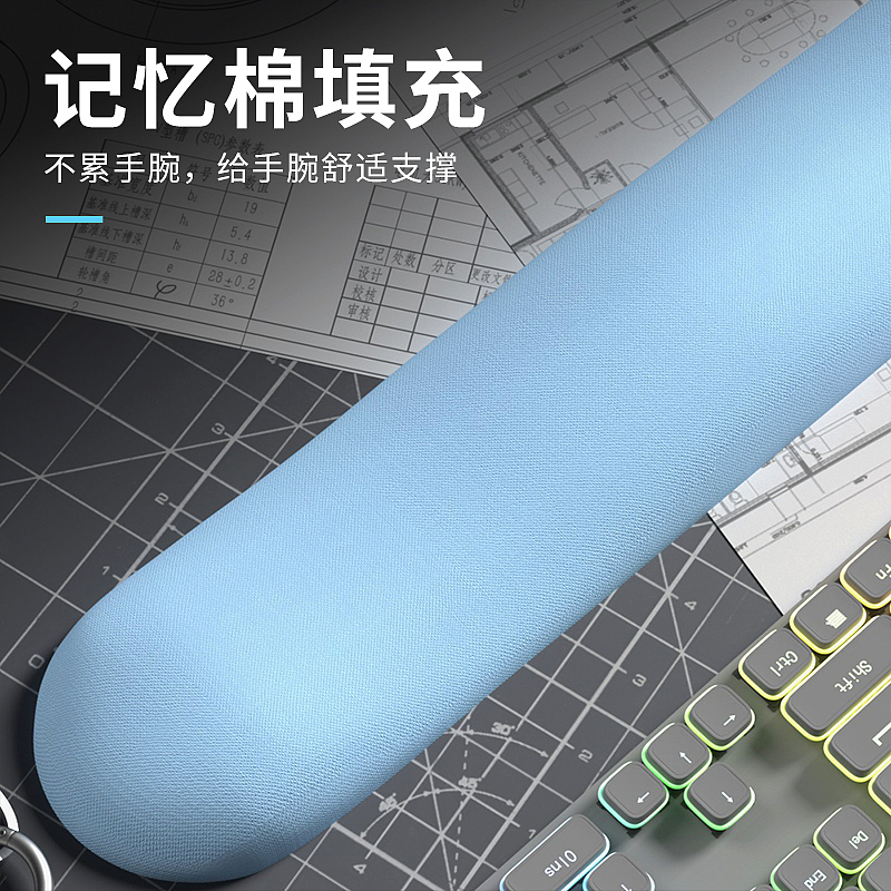 Wrist mouse pad，Desk Supplies，Keyboard support，Simple Girl Style，