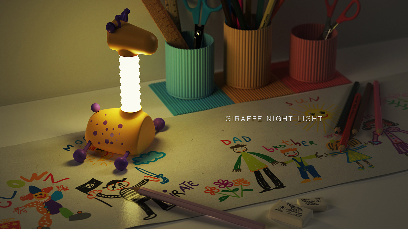 Night light，Lamp design，