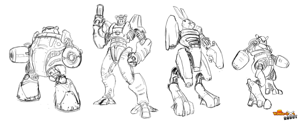 robot，Toys，Winnie，