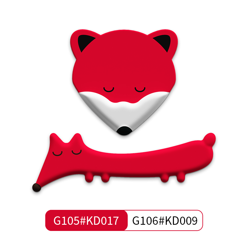 Wrist mouse pad，Fox shape，Mouse pad，Keyboard support，Desk Supplies，