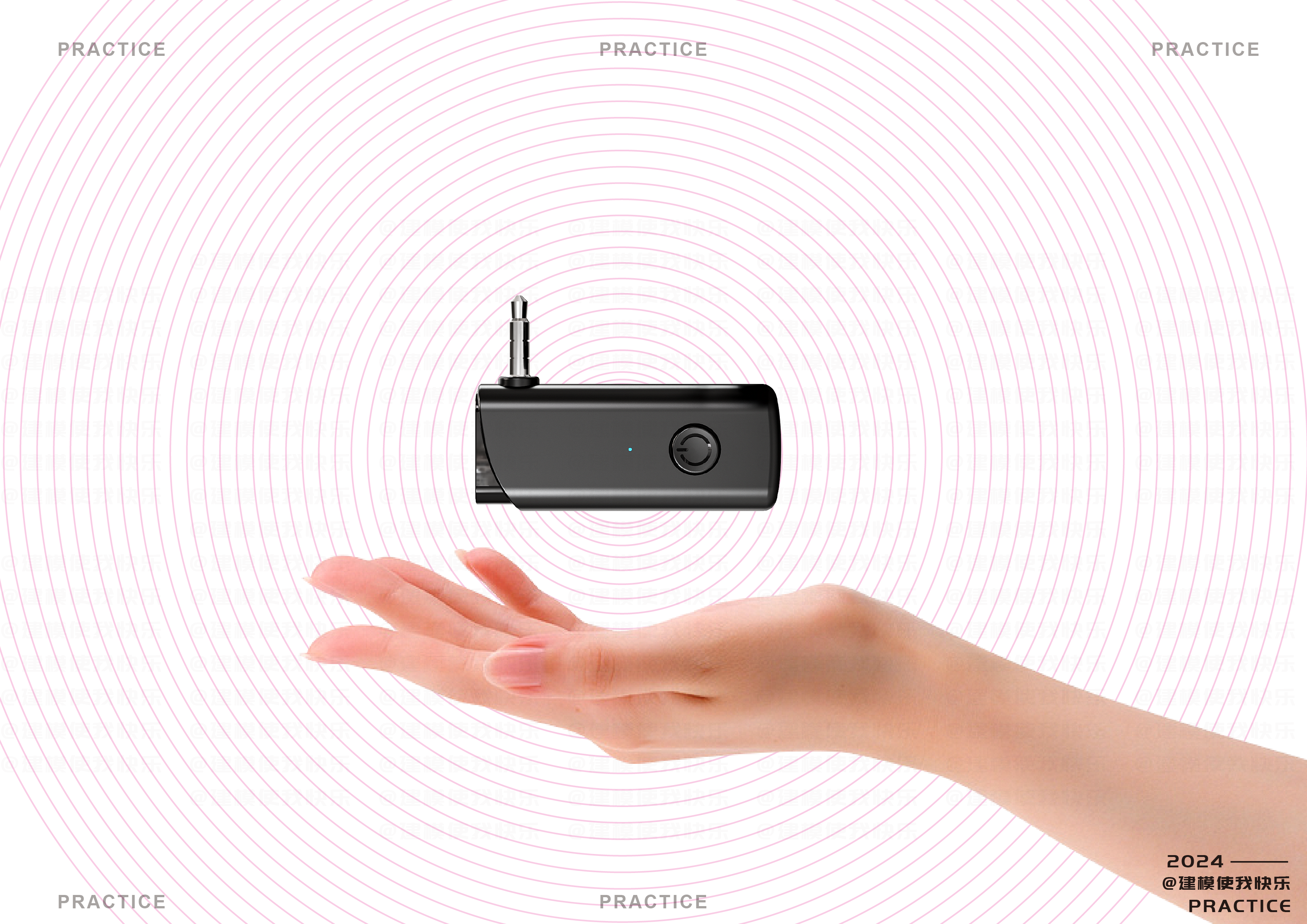 receiver，wireless fm receiver，mini，