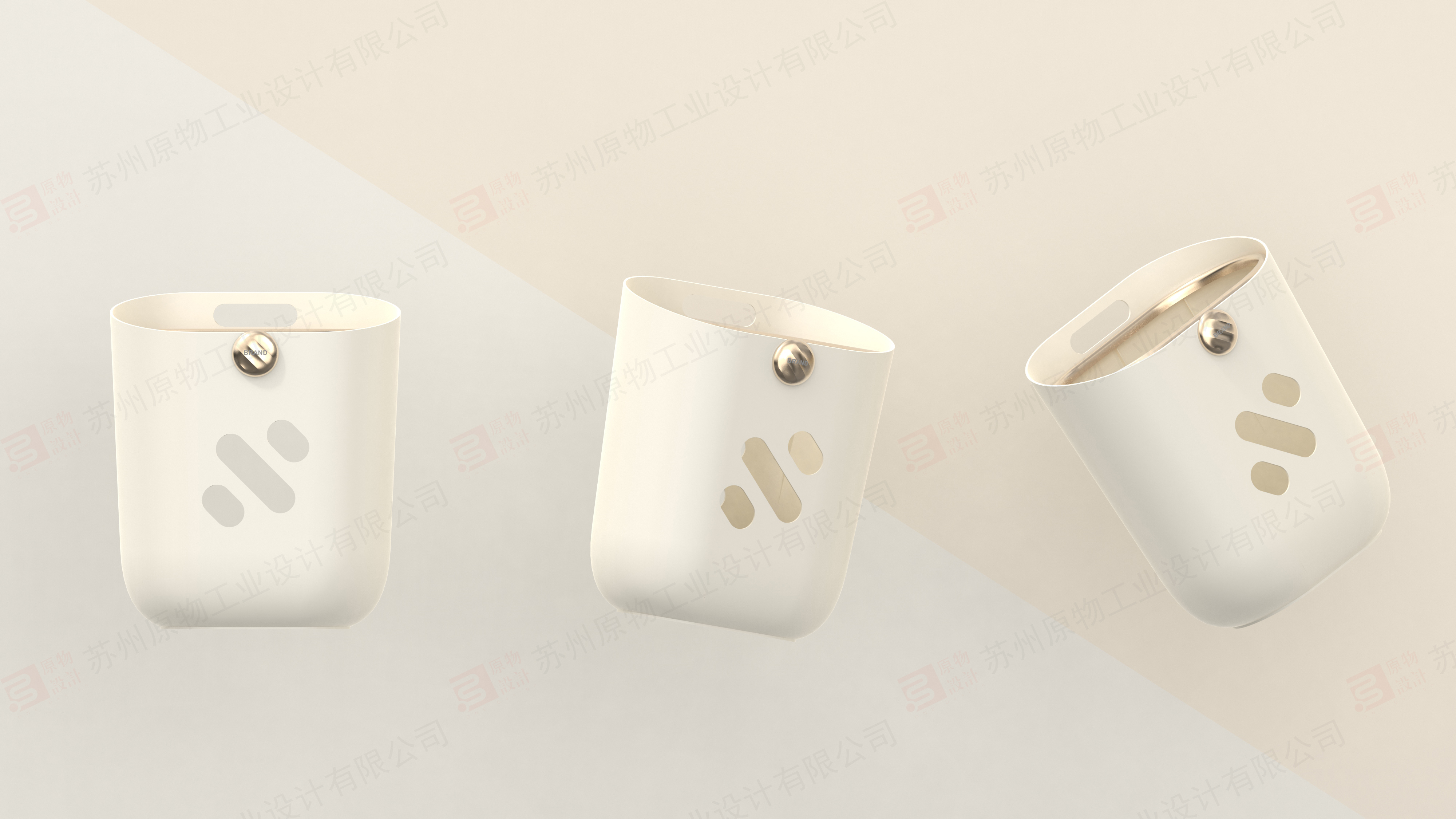 trash can，Hollow Trash，Easy Bagging Trash，Dopamine color matching，