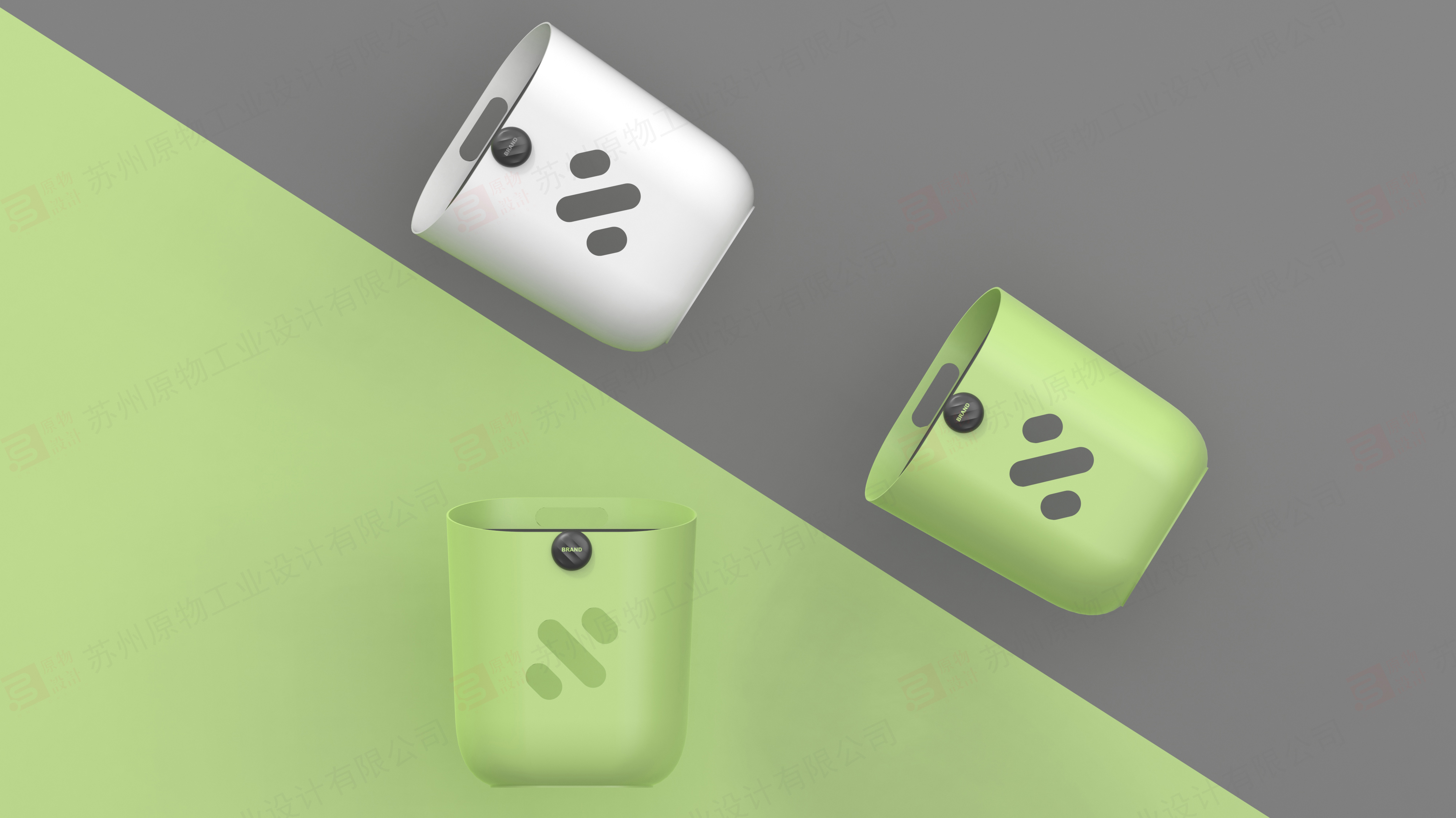 trash can，Hollow Trash，Easy Bagging Trash，Dopamine color matching，