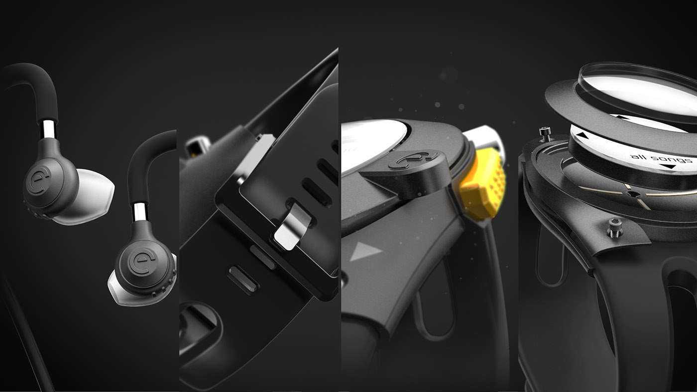 industrial design，Wearable device，Wrist watch，motion，