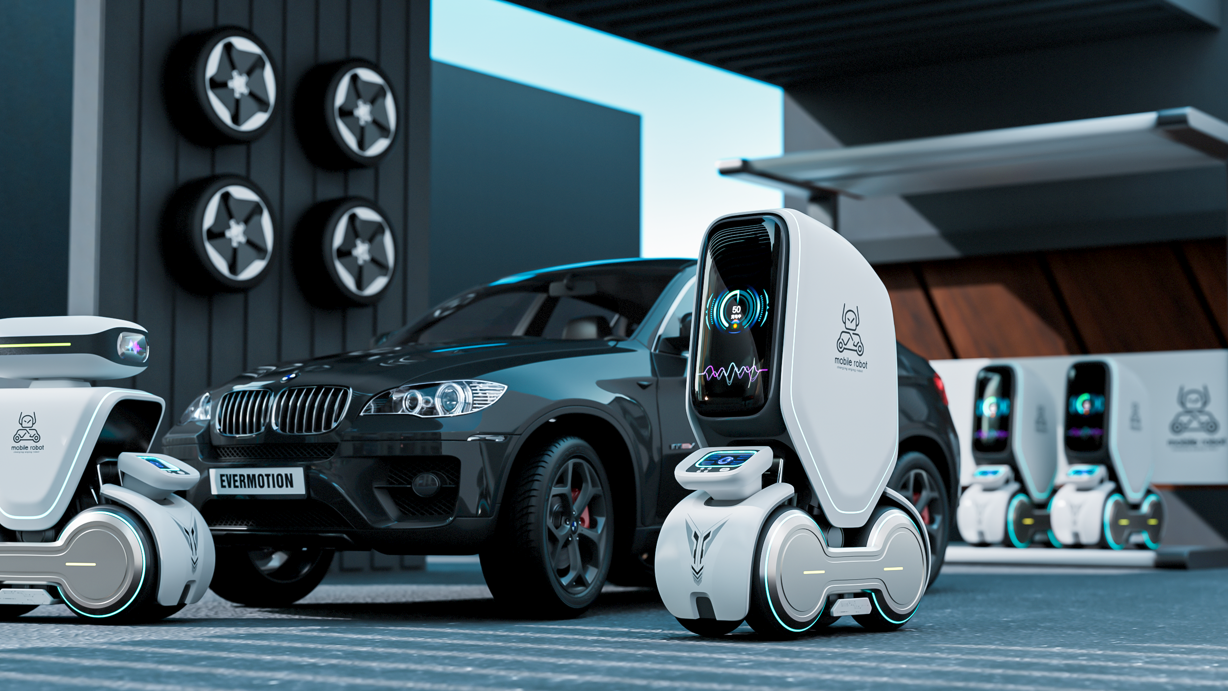 Intelligent charging robot，Charging robot，sample reels，