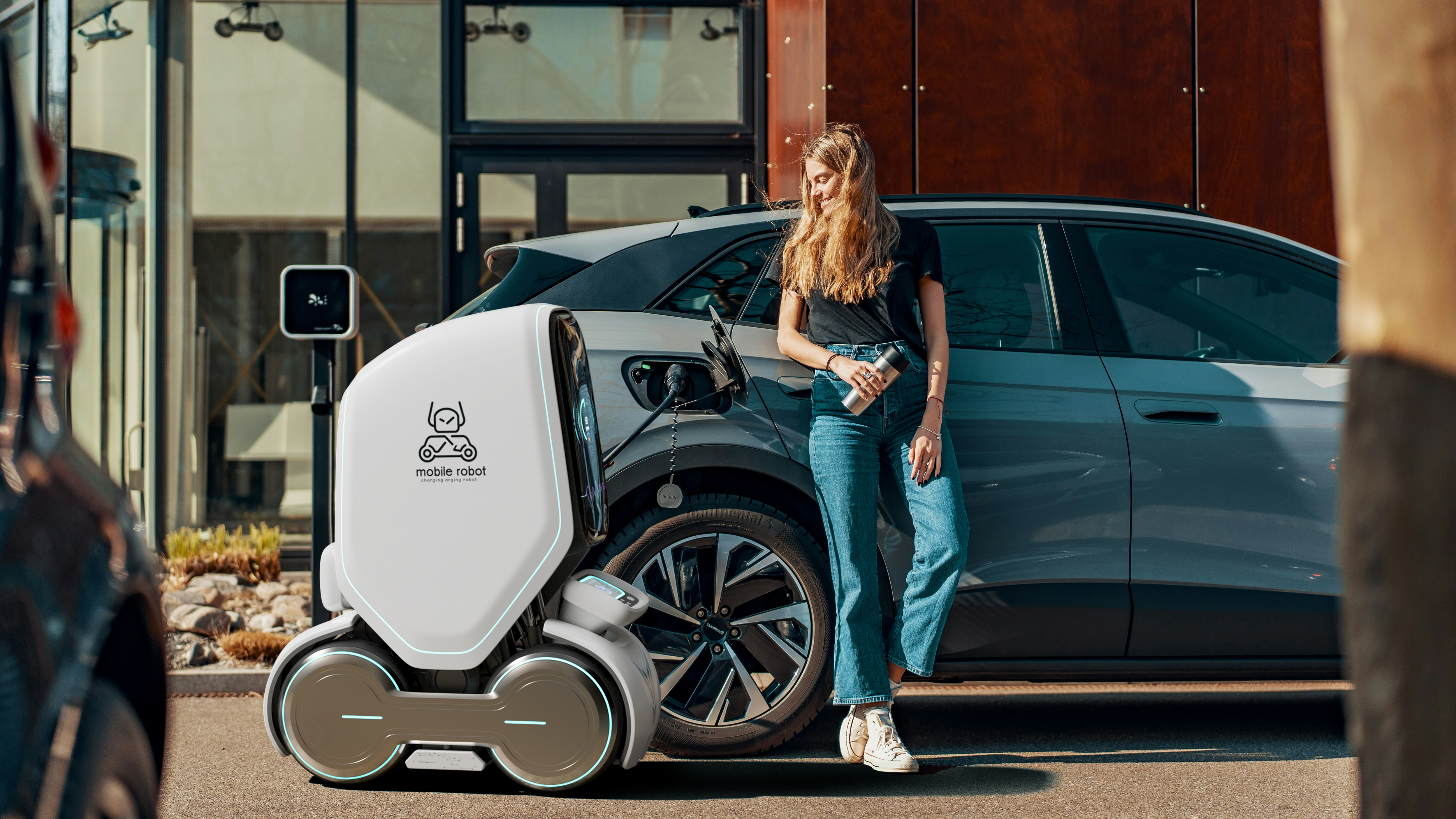 Intelligent charging robot，Charging robot，sample reels，