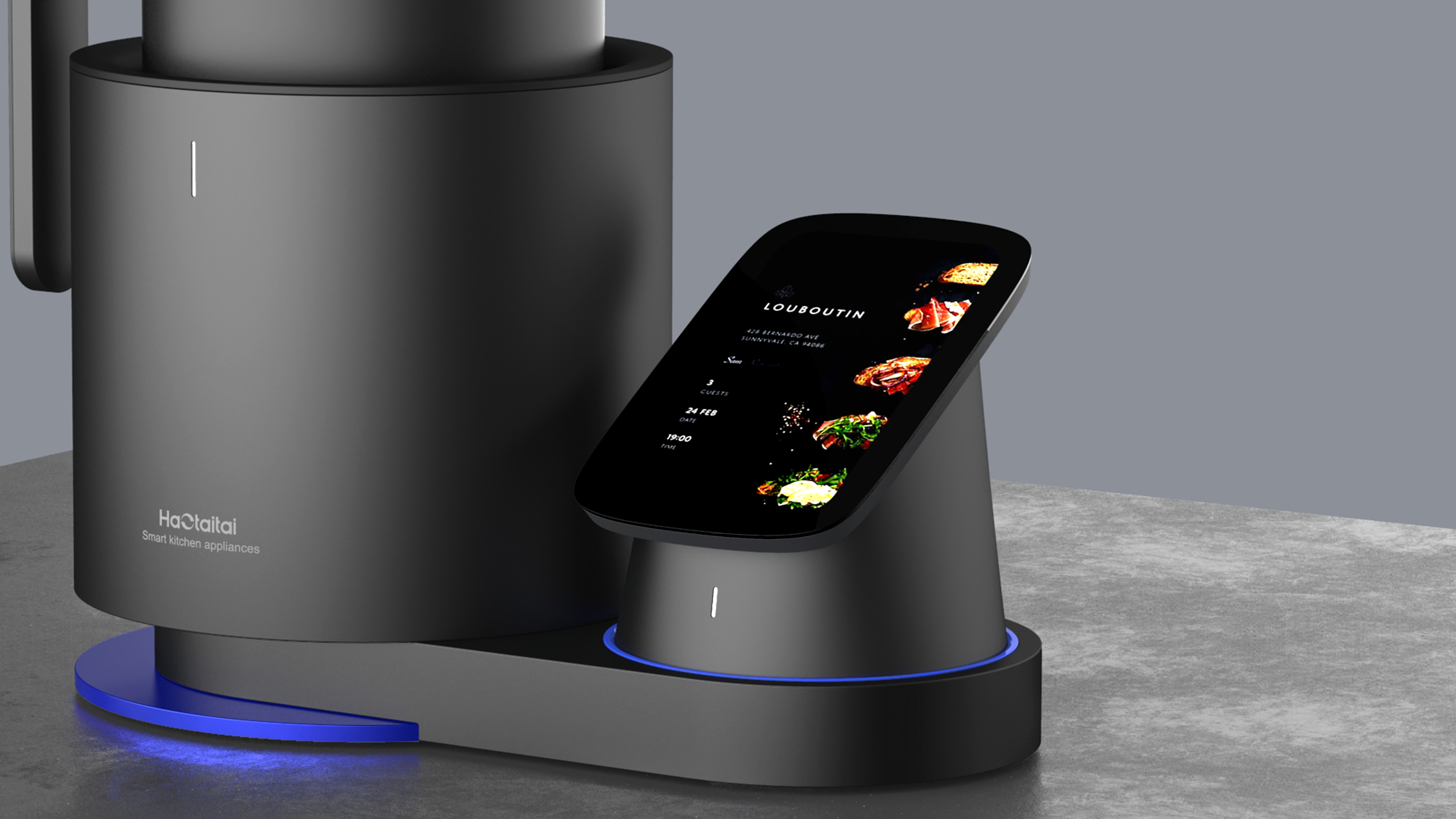 Cooking robot，industrial design，kitchen，robot，Cooking machine，intelligence，