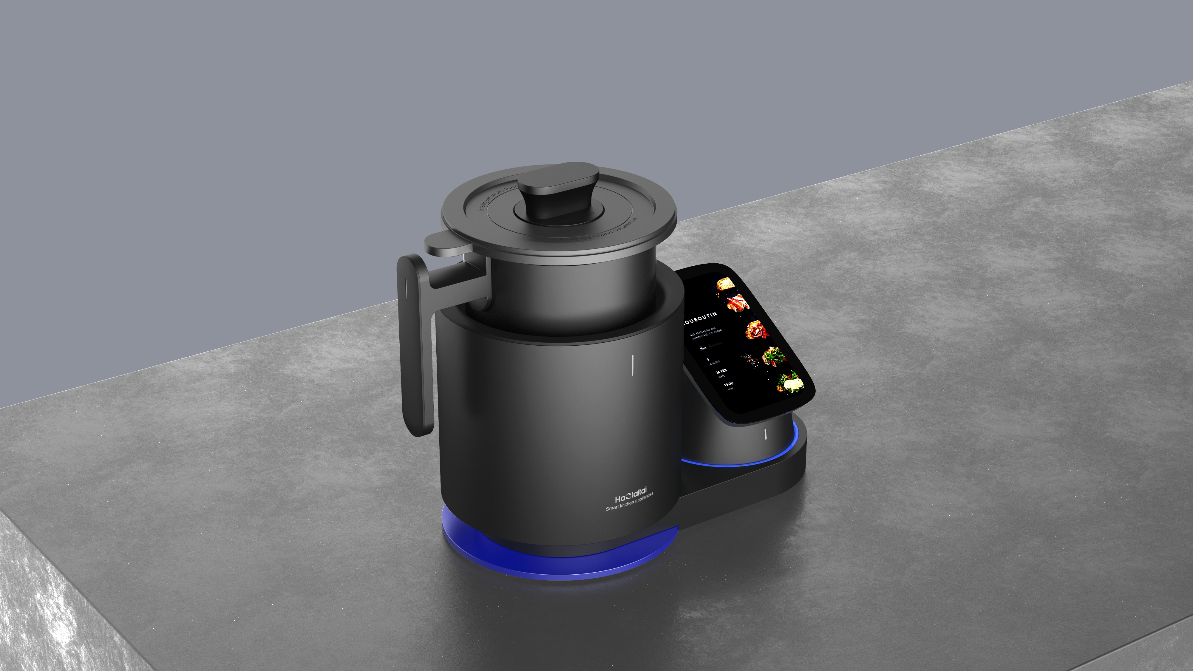 Cooking robot，industrial design，kitchen，robot，Cooking machine，intelligence，