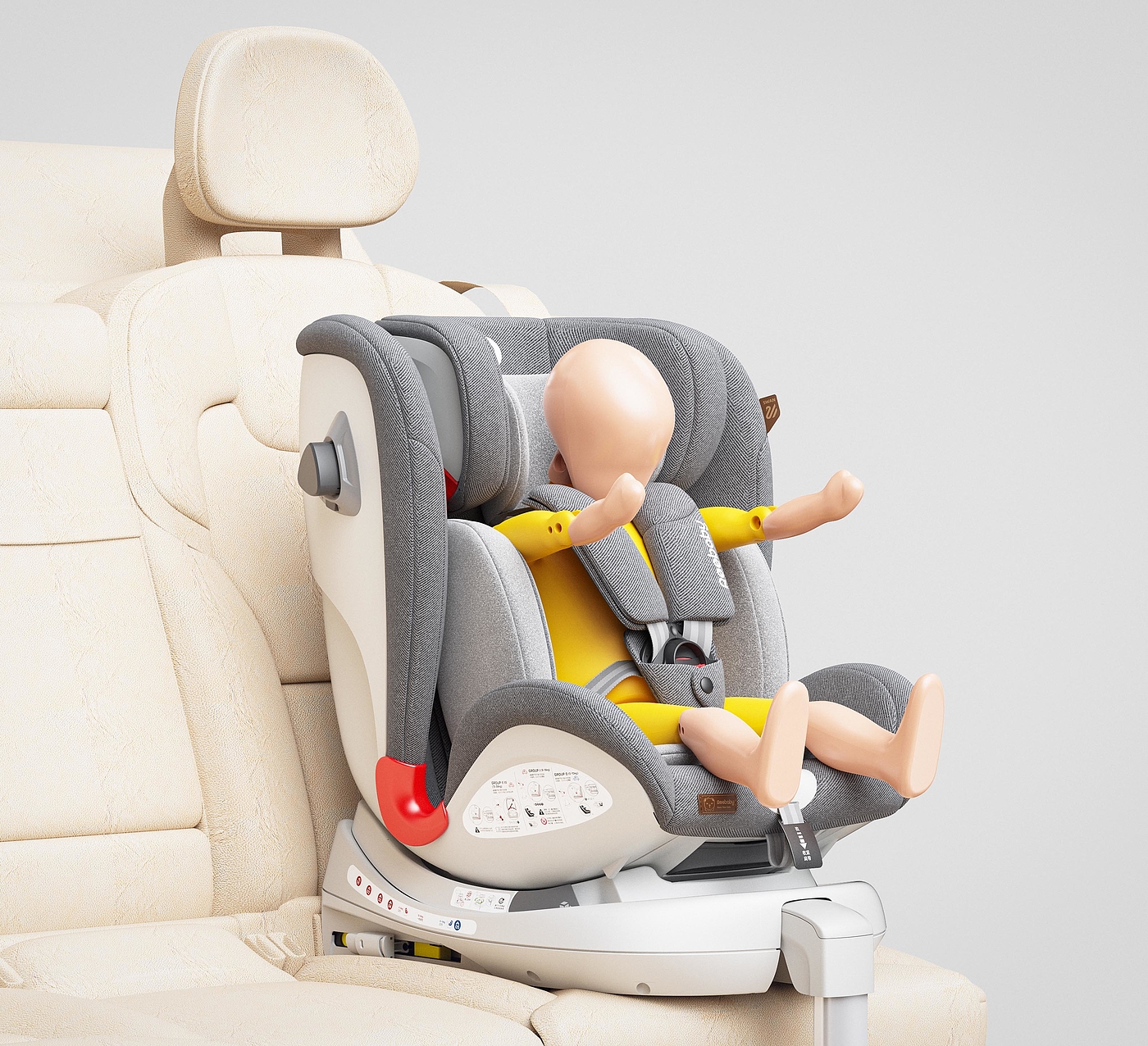 Safety seat，vehicle-use child safety seats，Maternal and infant products，E-commerce details，Modeling and rendering，Cross border E-commerce，Blender rendering，Amazon Fan Product Rendering，