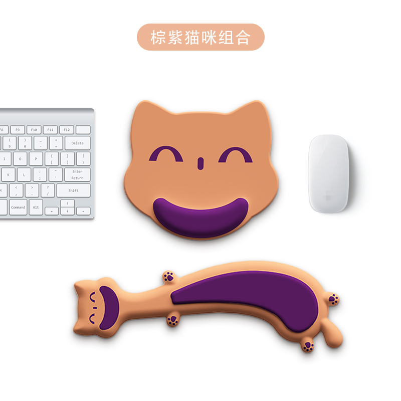 Wrist mouse pad，Cat modeling，Keyboard support，Desk Supplies，