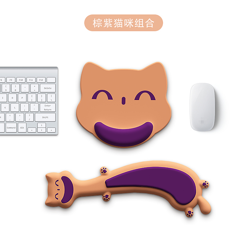 Wrist mouse pad，Cat modeling，Keyboard support，Desk Supplies，