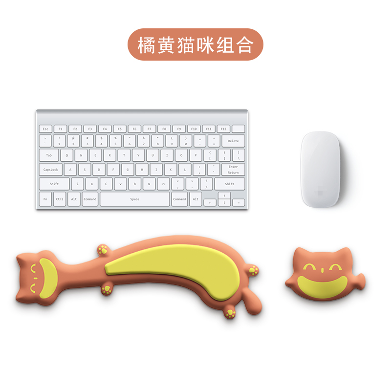 Wrist mouse pad，Cat modeling，Keyboard support，Desk Supplies，