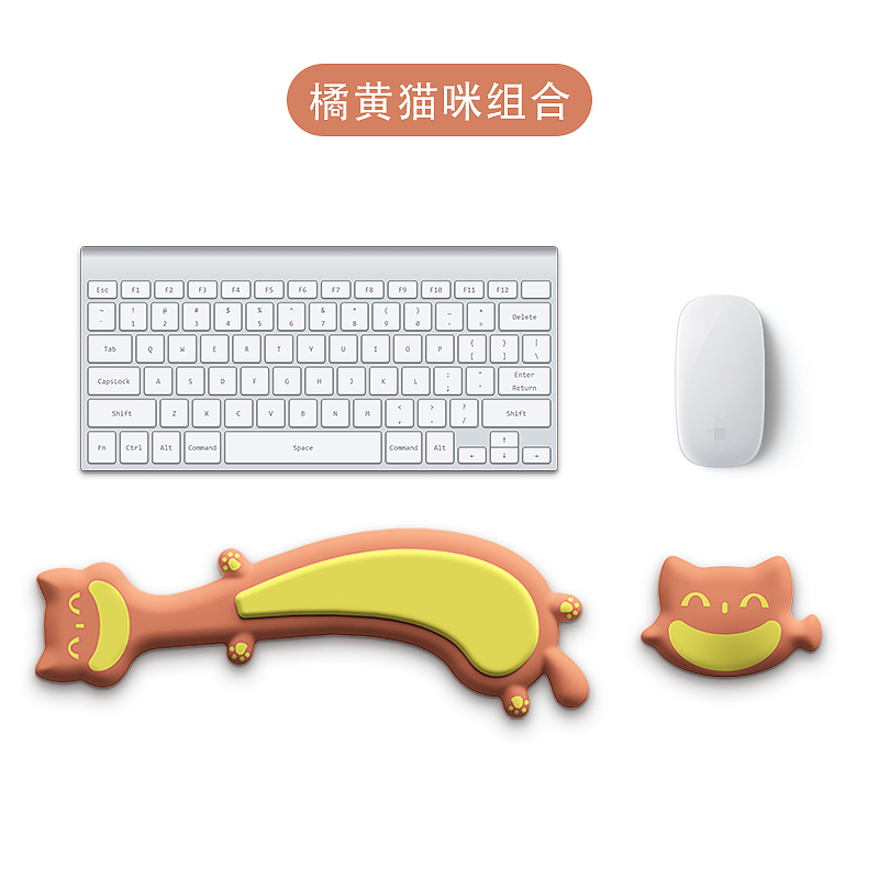 Wrist mouse pad，Cat modeling，Keyboard support，Desk Supplies，