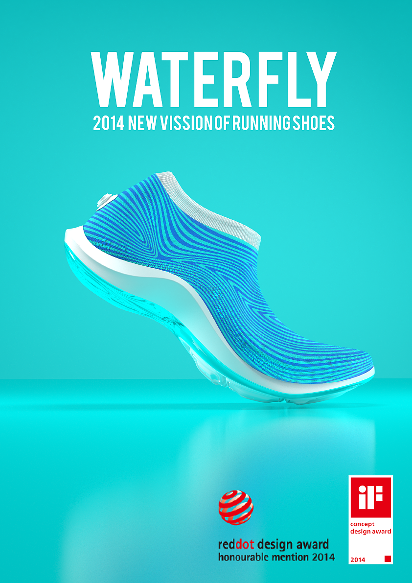 鞋子，跑步，户外，运动，2014红点，2014if奖，