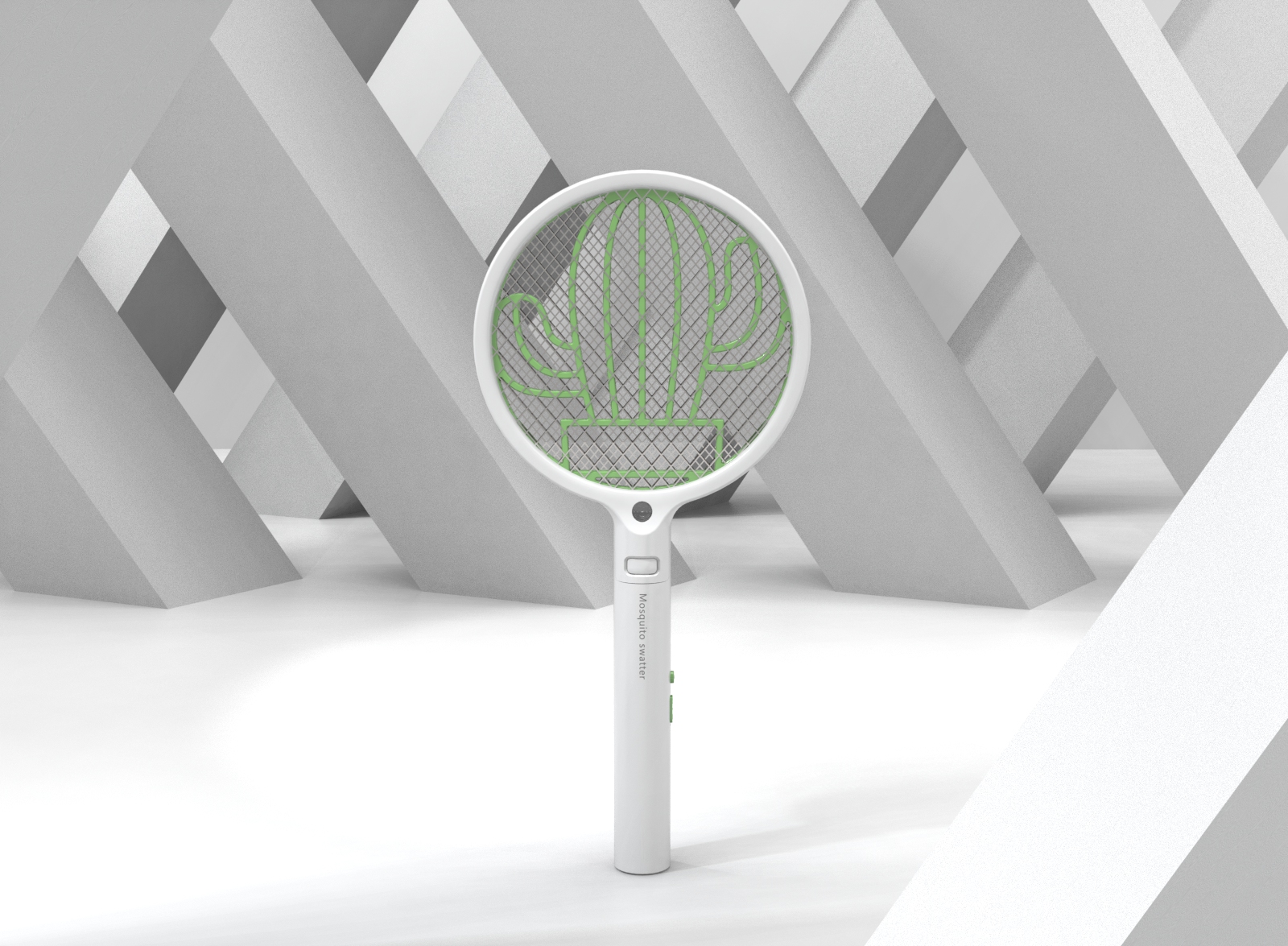 an industrial design，Original design，Innovative design，Small household appliance design，Foldable，Electric mosquito racket，