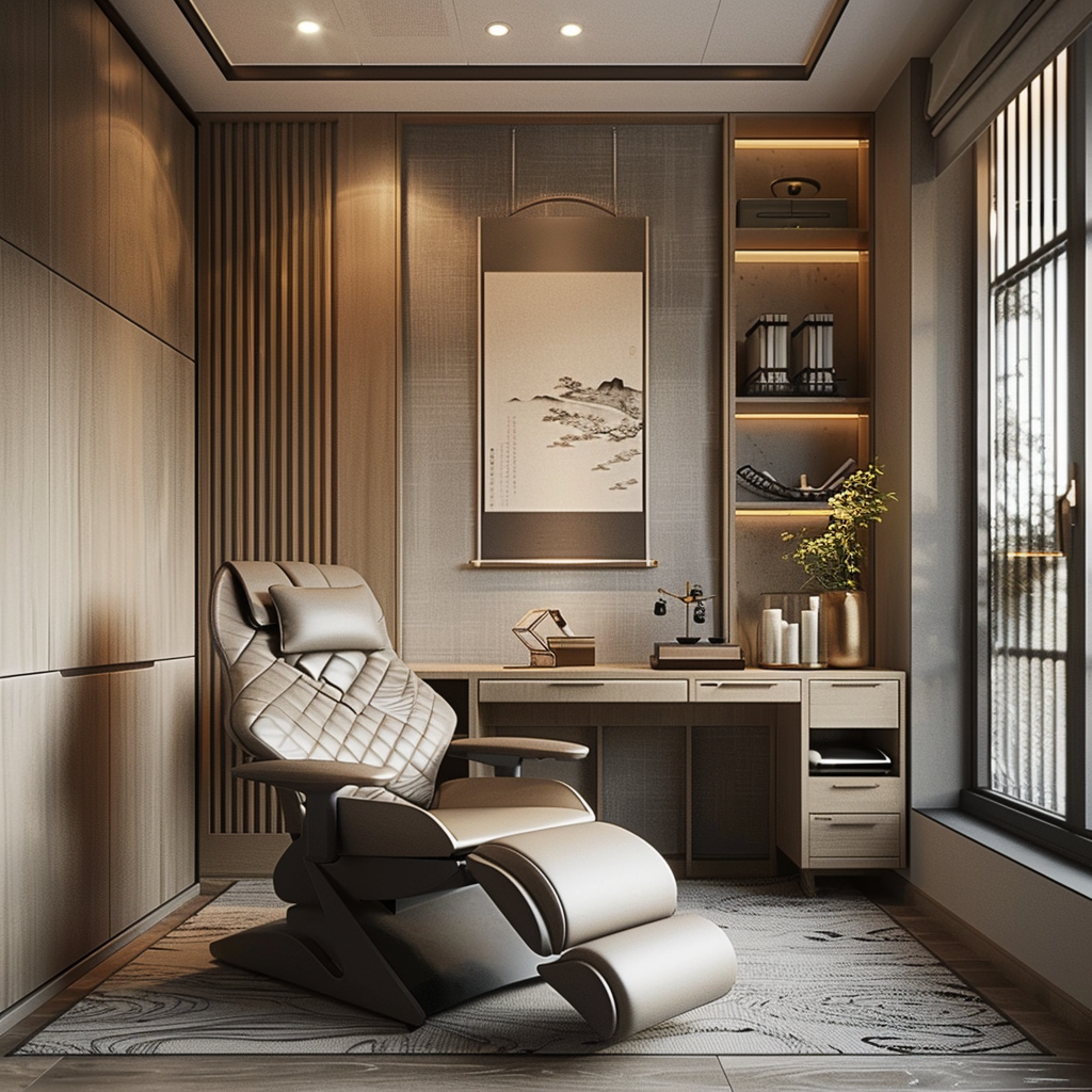 Massage chair，Love Bulb Inspiring Library，