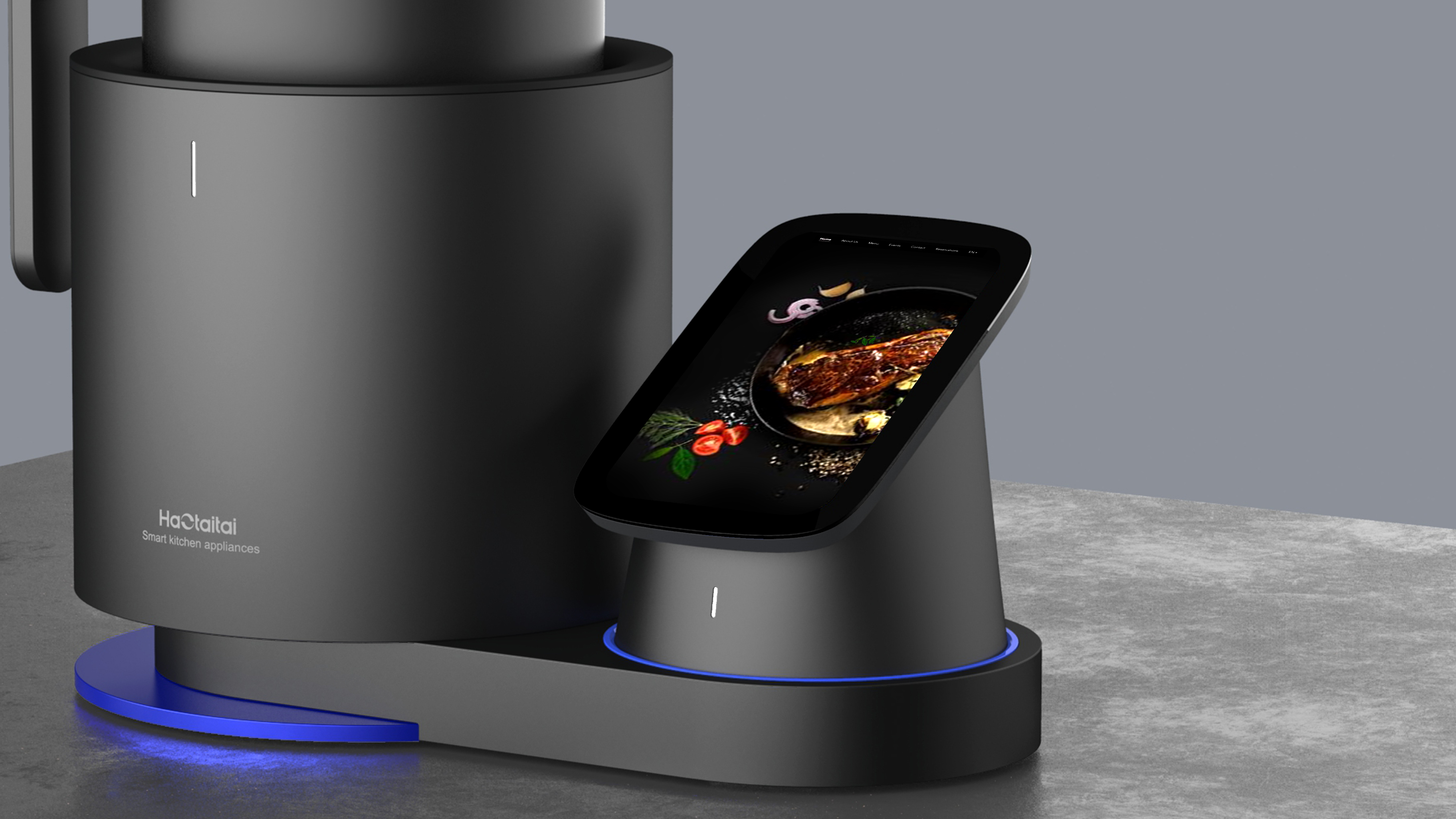 Cooking robot，industrial design，kitchen，robot，Cooking machine，intelligence，