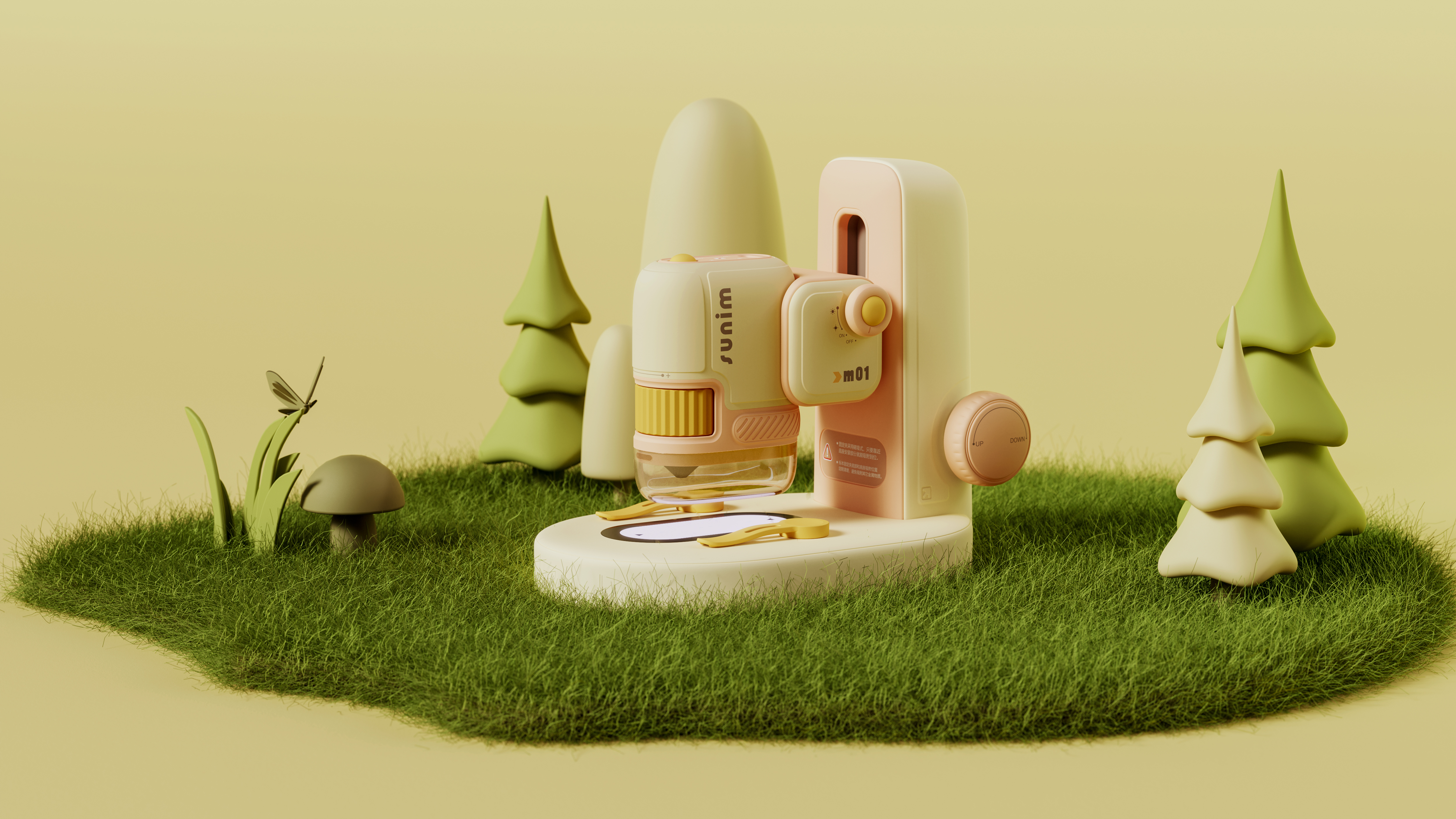 Microscope，children，exploration and observation，scientific enlightenment，