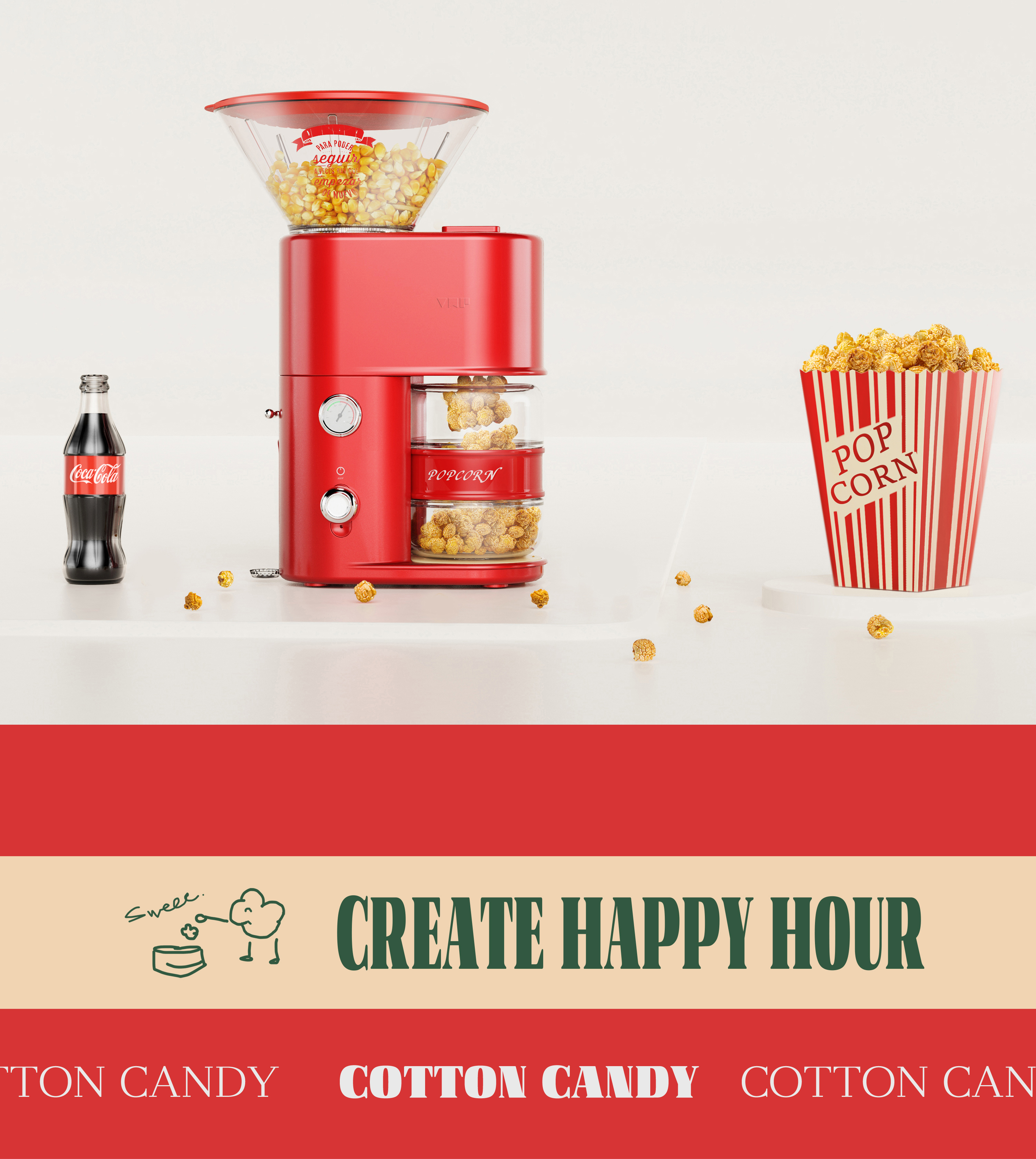 popcorn，spun sugar，Italian Vintage，Baking paint，Big Metal，texture，interest，take laws and regulations lightly，