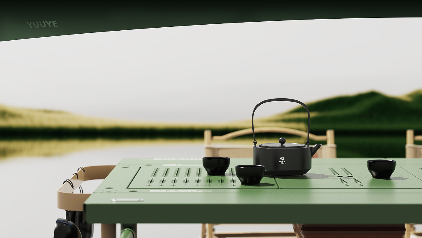 igt，camping，Camping Table，outdoors，tea culture，Culture，natural，serialization，