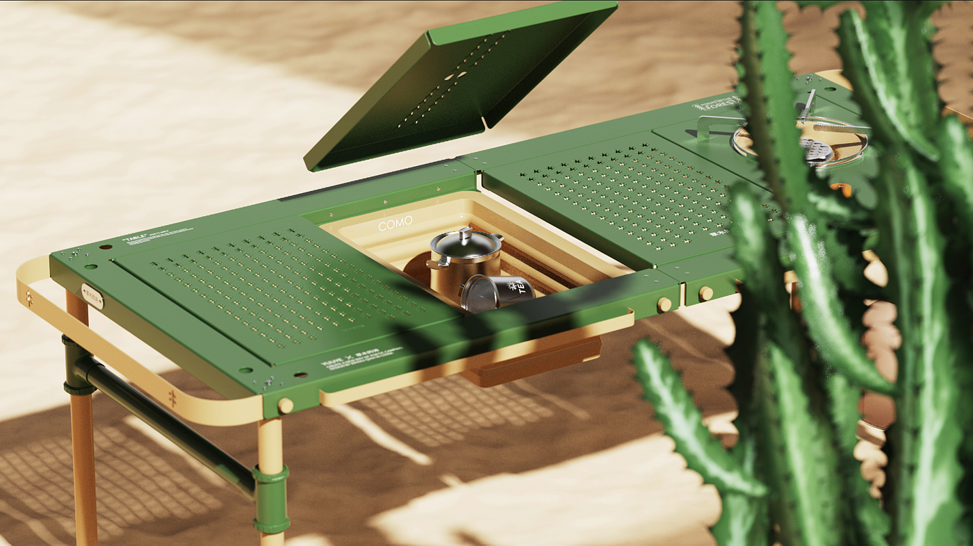 igt，camping，Camping Table，outdoors，tea culture，Culture，natural，serialization，