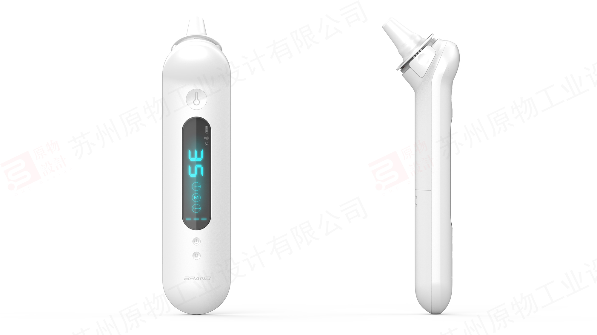 Ear temperature gun，forehead thermometer，Handle，storage box，Storage design，Replaceable earmuff design，