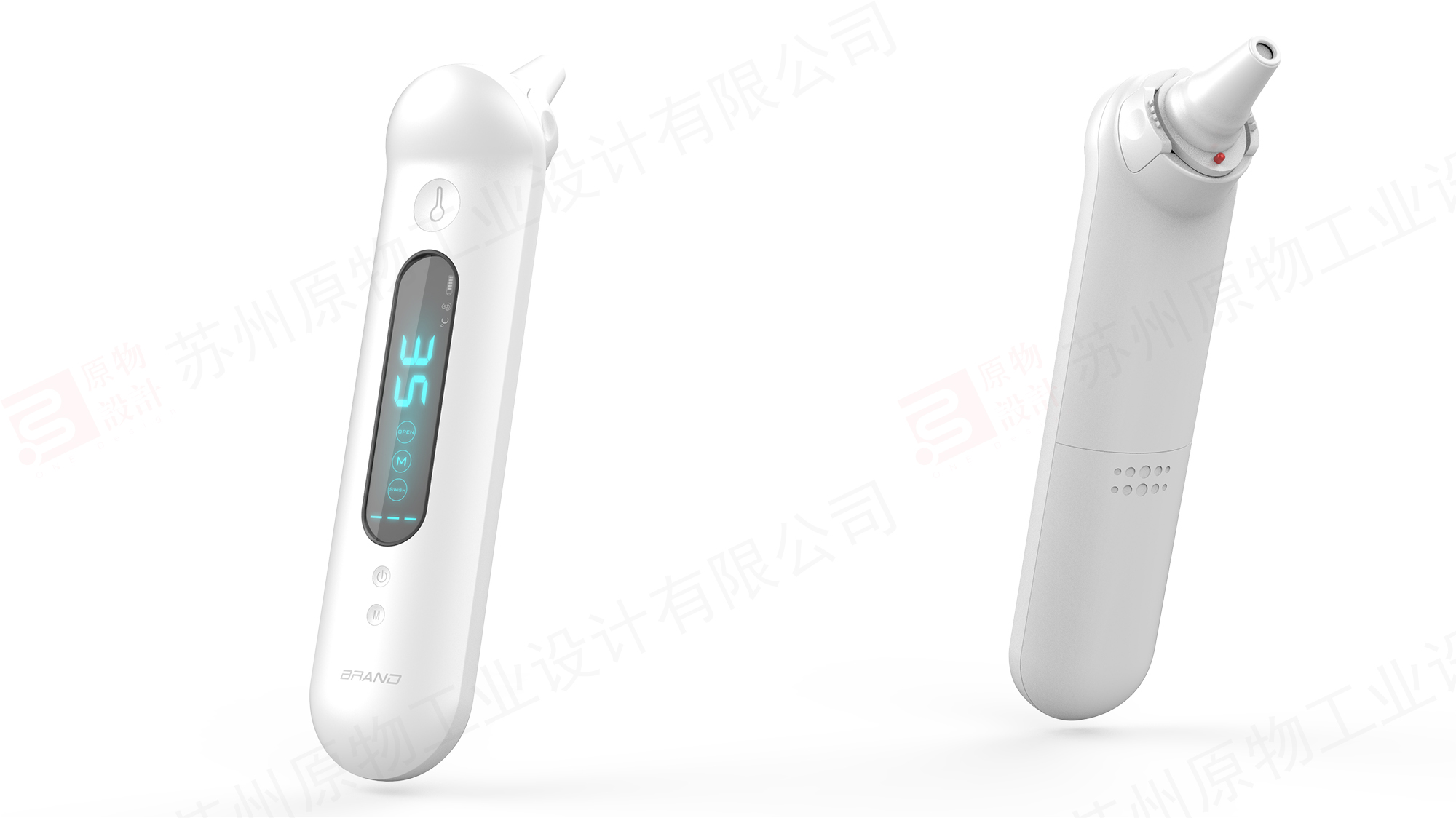 Ear temperature gun，forehead thermometer，Handle，storage box，Storage design，Replaceable earmuff design，
