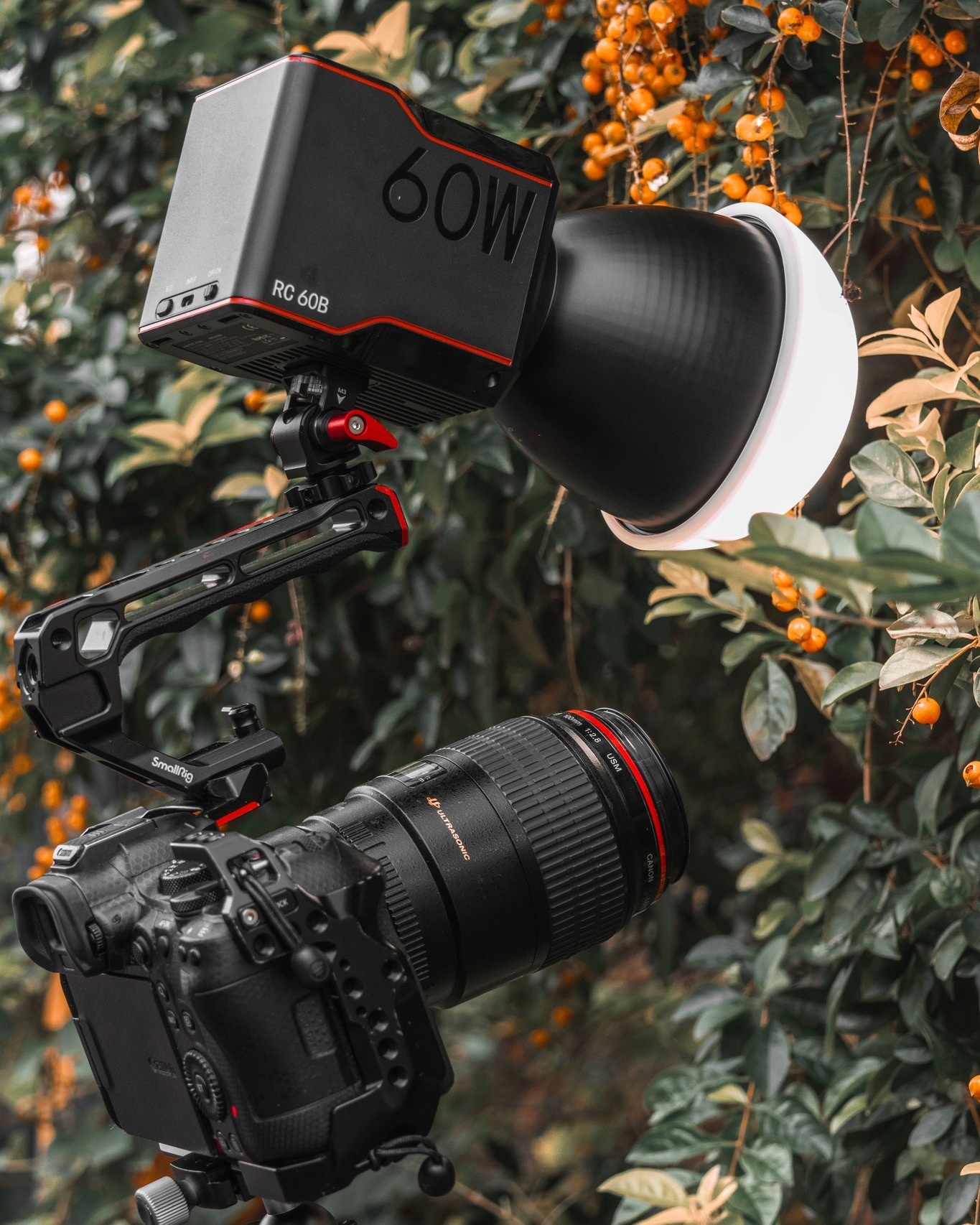 Photographic fill light，RC 60B COB LED，Professional equipment，Professional photography lamp，mini photography lamp，