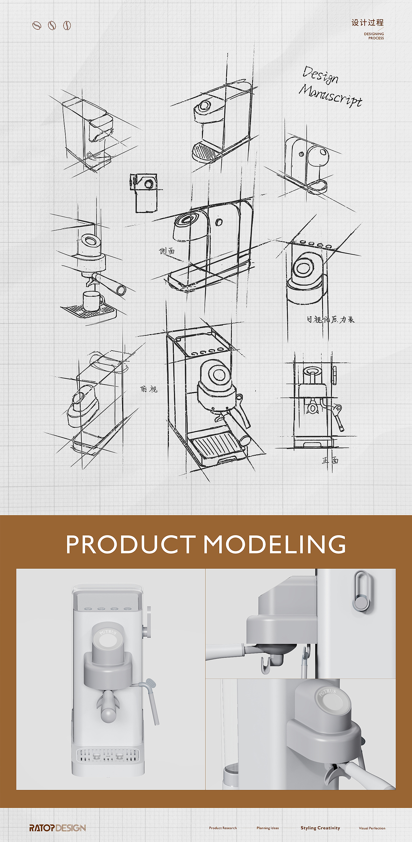 product design，industrial design，Home life，Quality of life，Coffee，Coffee machine，Home Furnishing，